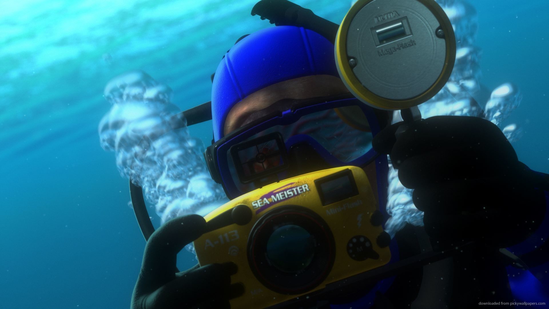 1920x1080 Finding Nemo Scuba Diver Wallpaper picture