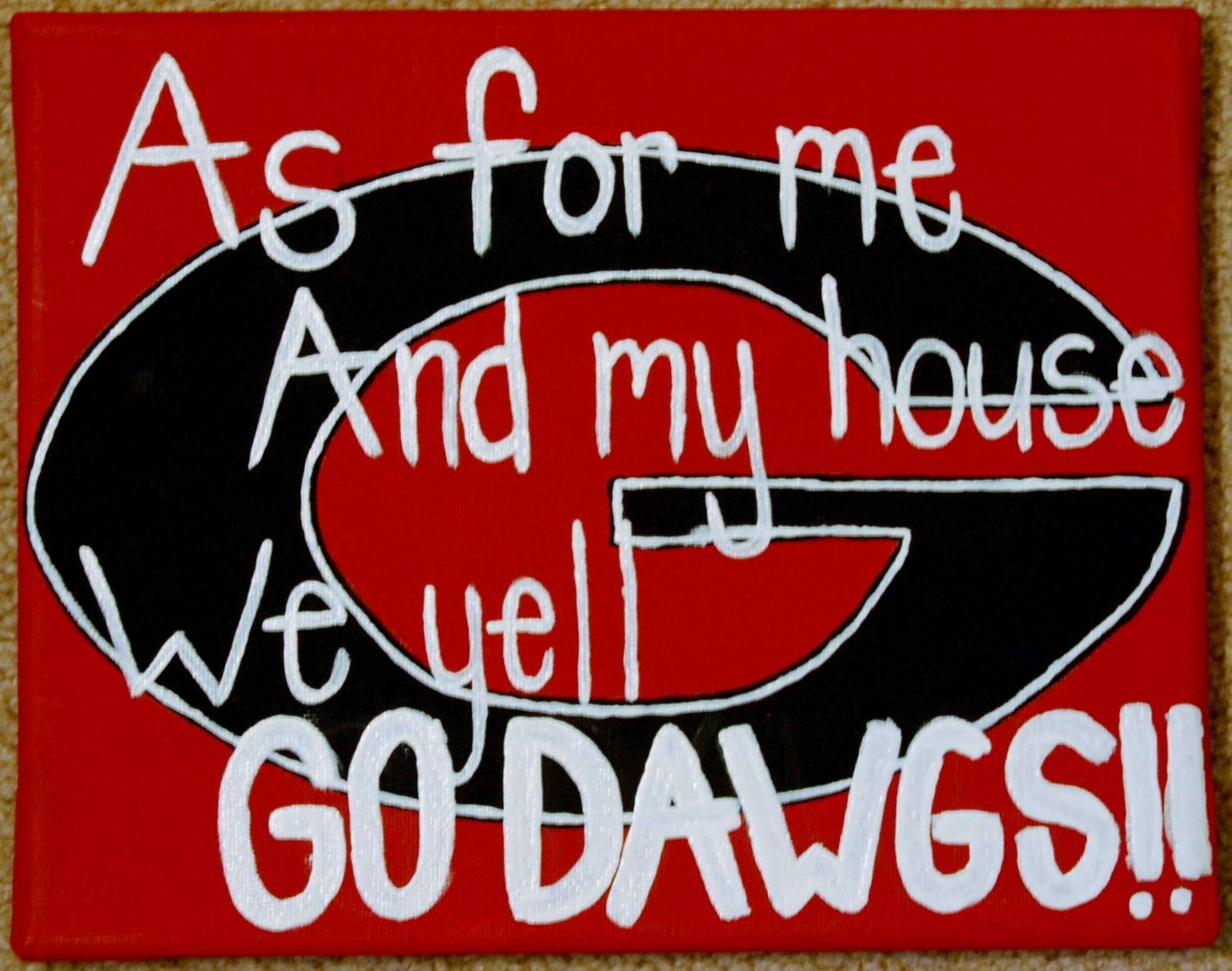 1973x1556 Georgia Bulldogs Canvas Painting #uga #georgiabulldogs #dawgs