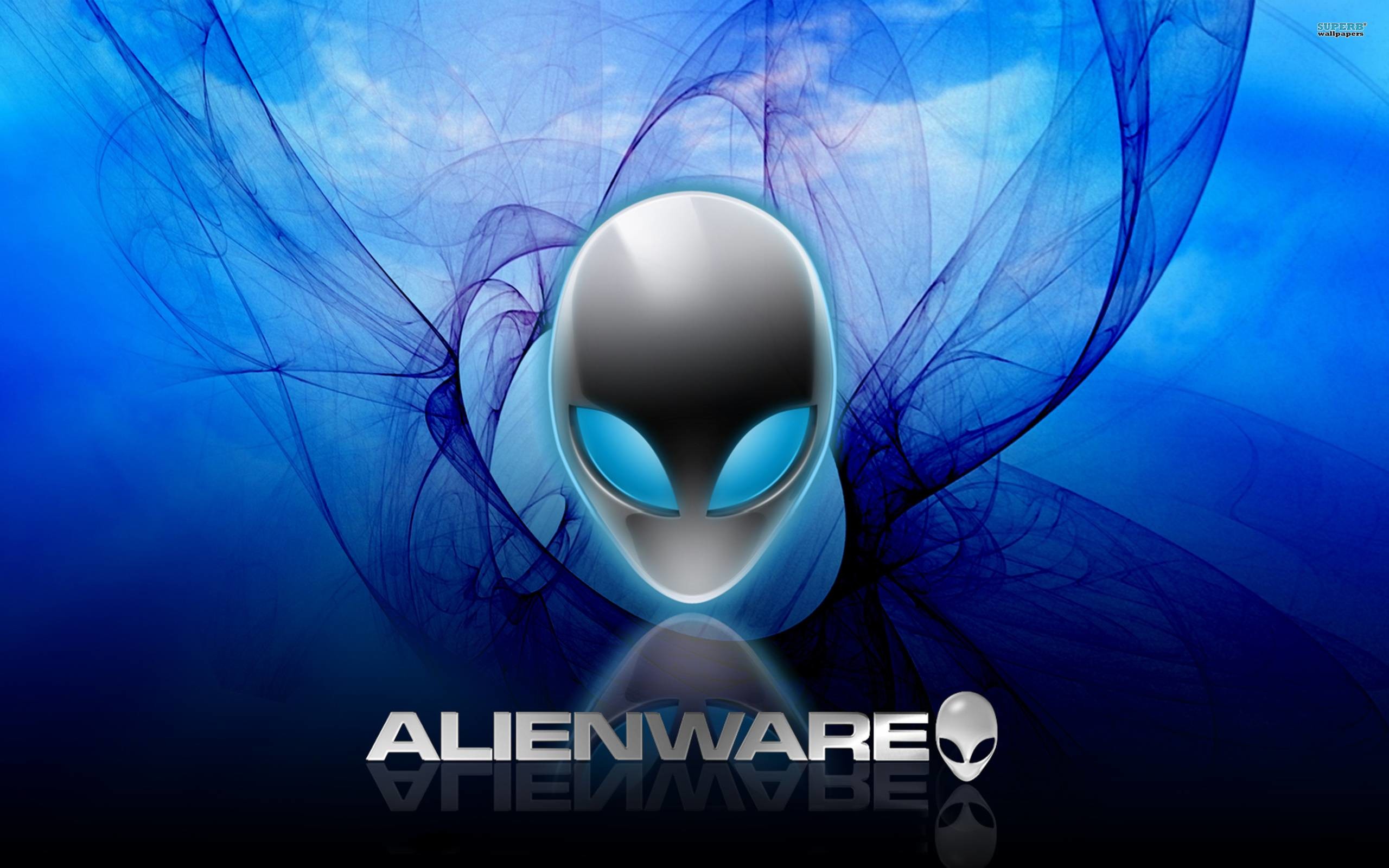 2560x1600 Blue Alienware Background Wallpaper ...