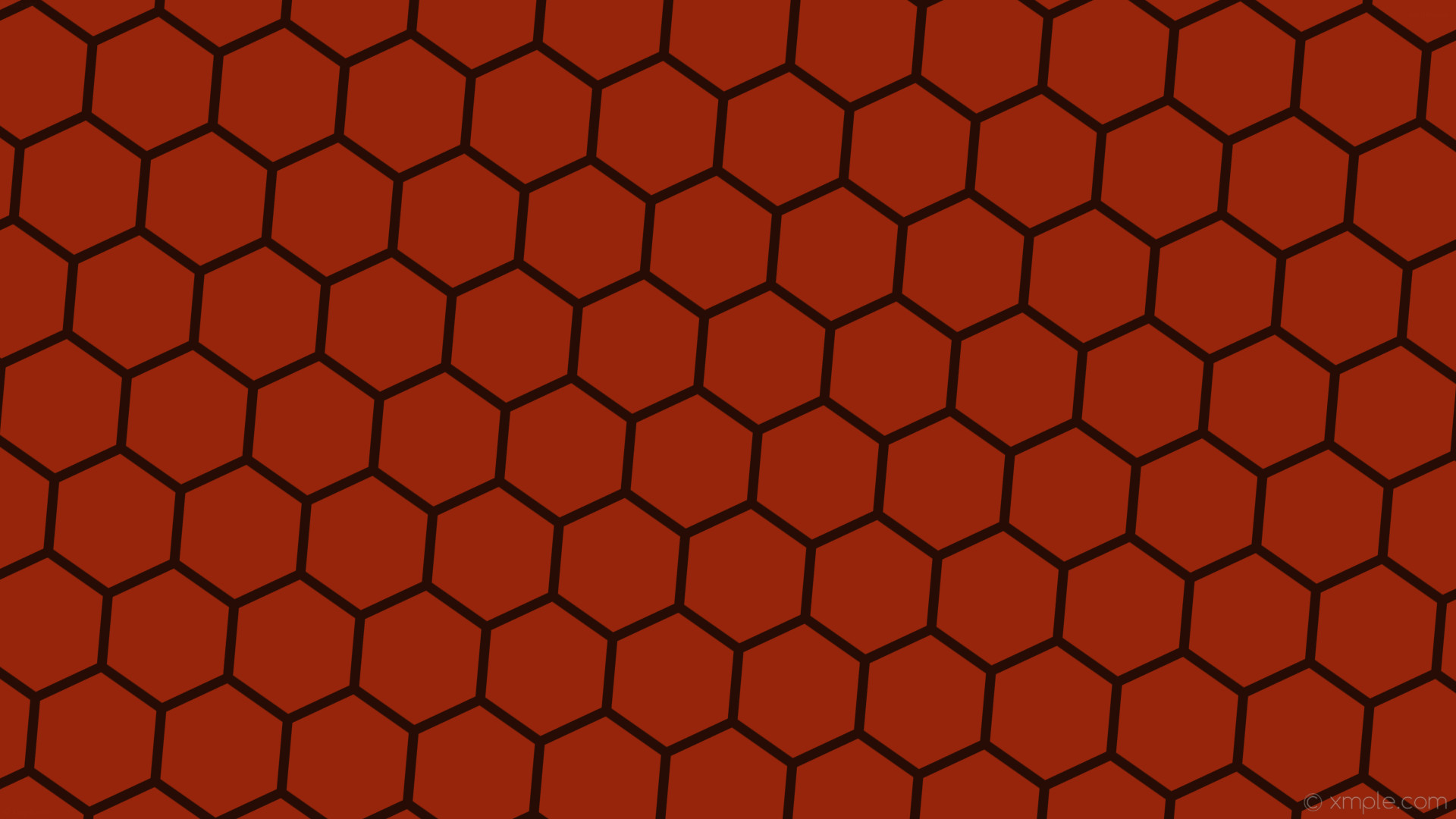 1920x1080 wallpaper honeycomb hexagon red beehive dark red #96250b #260c05 diagonal  55Â° 13px 167px