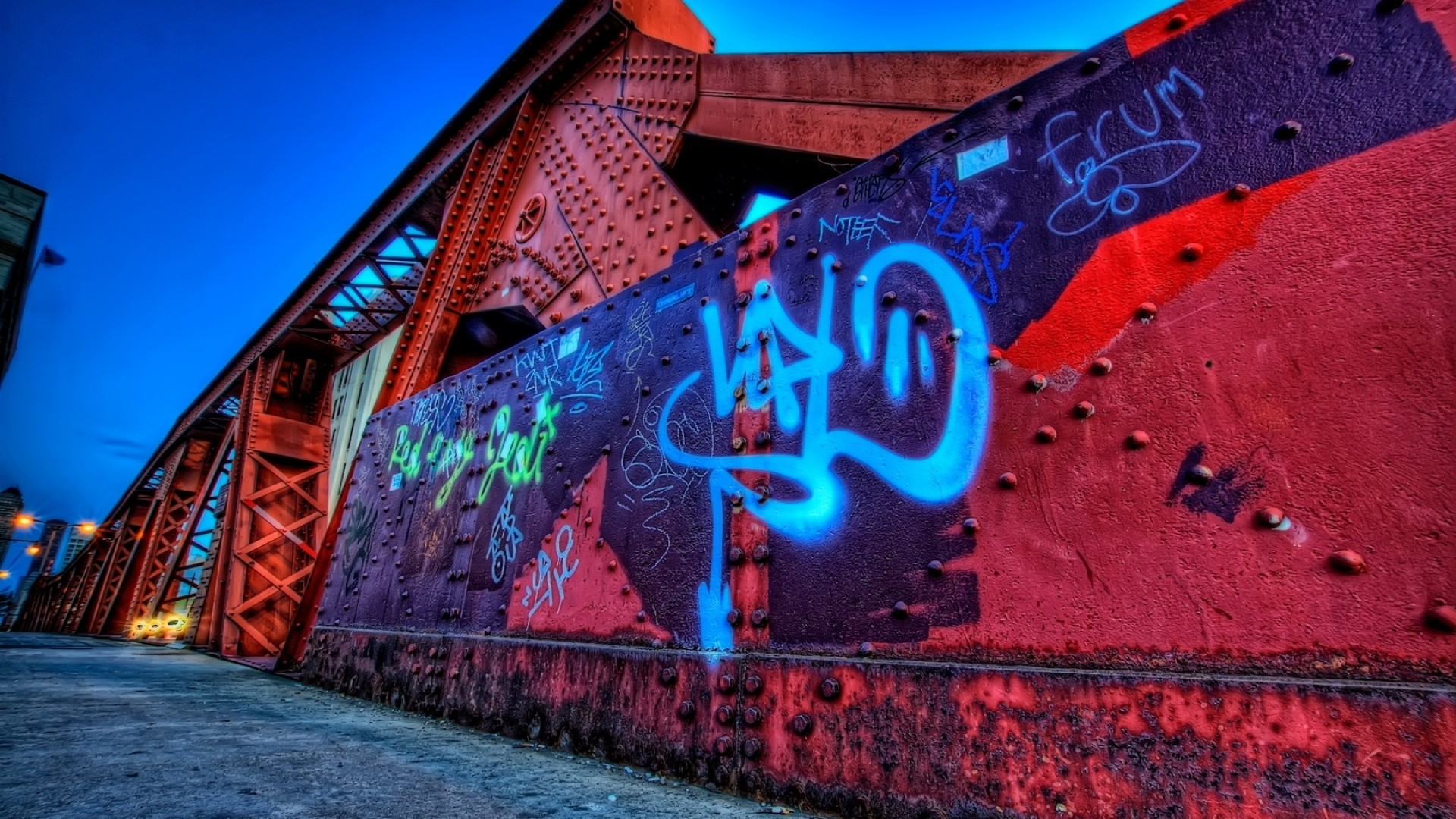 1920x1080 Preview wallpaper city , graffiti, street, wall 