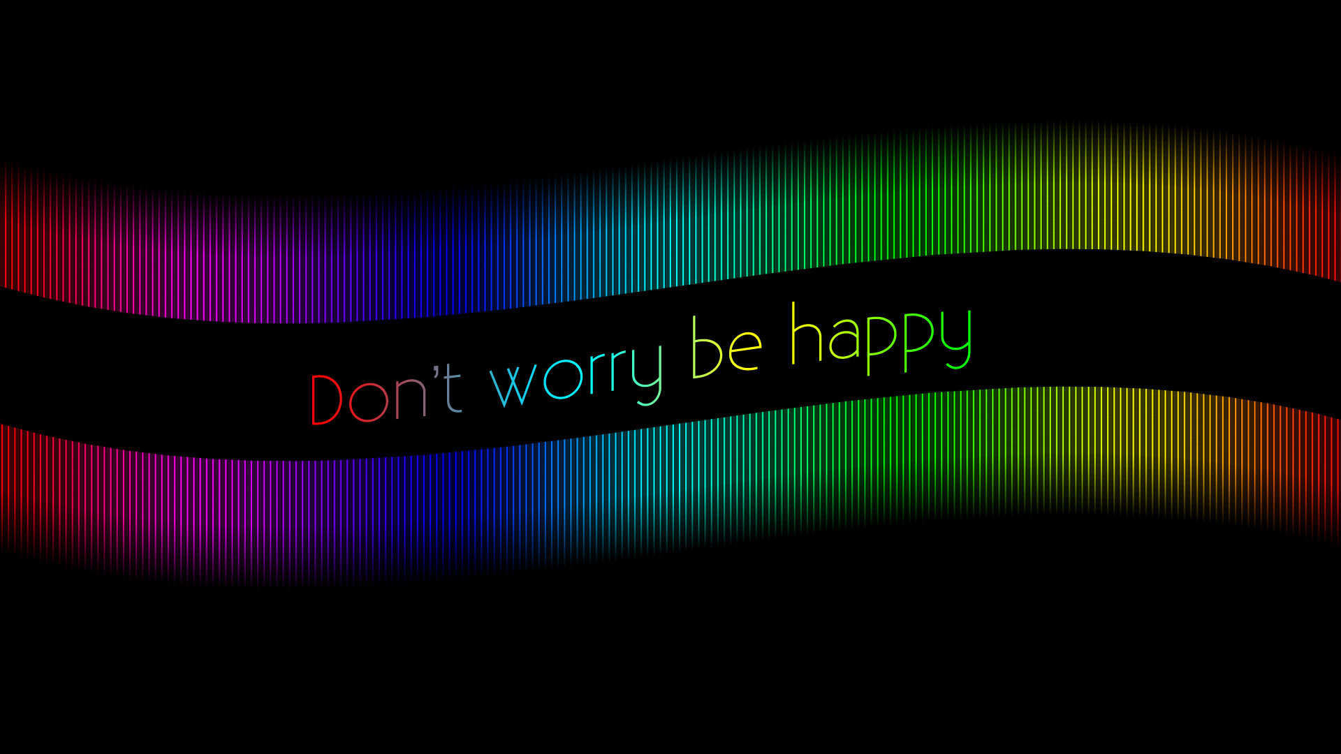 1920x1080 Dont Worry Be Happy Desktop Wallpaper