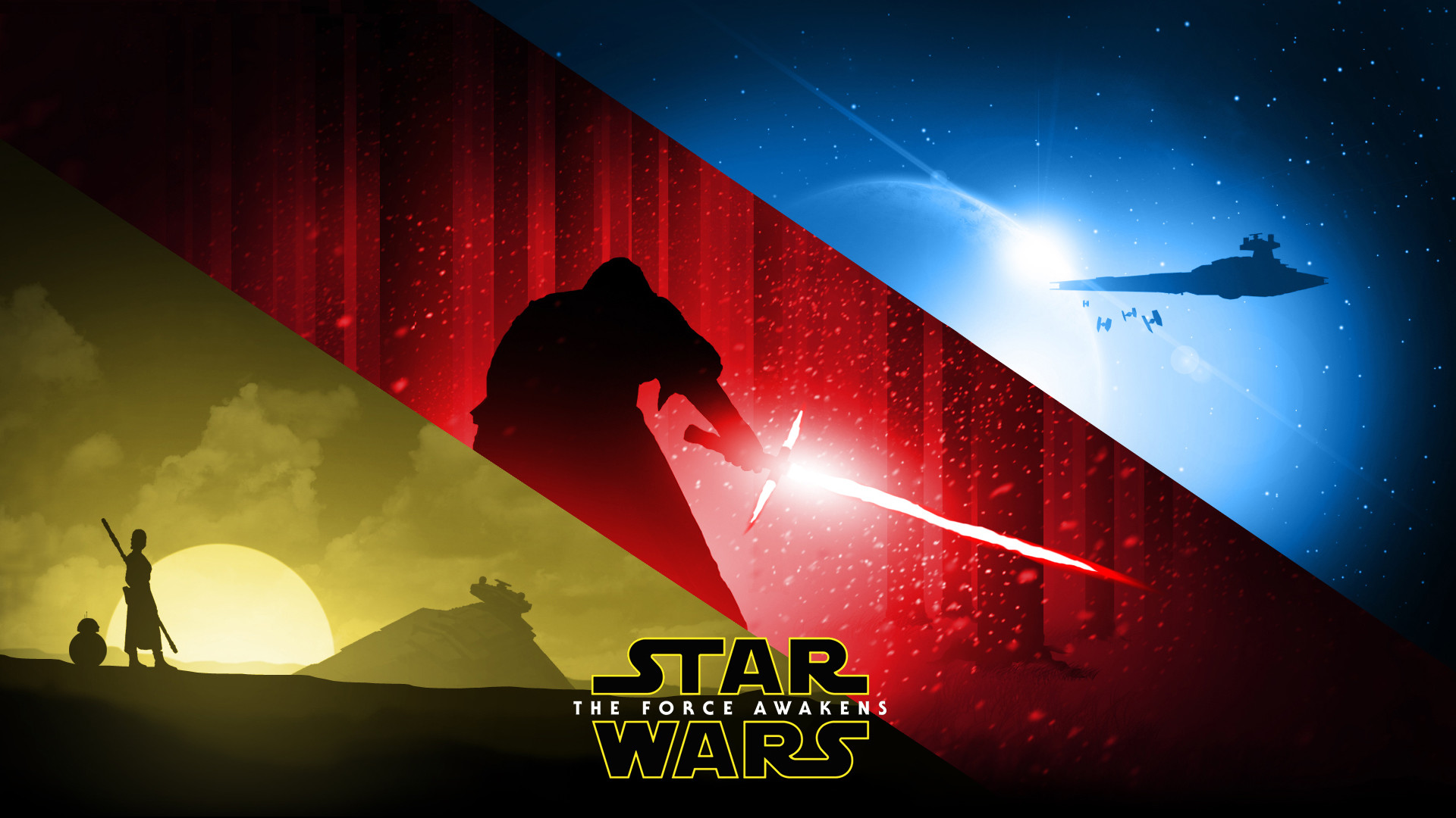 1920x1080 ... Star Wars: The Force Awakens - Wallpaper by RockLou