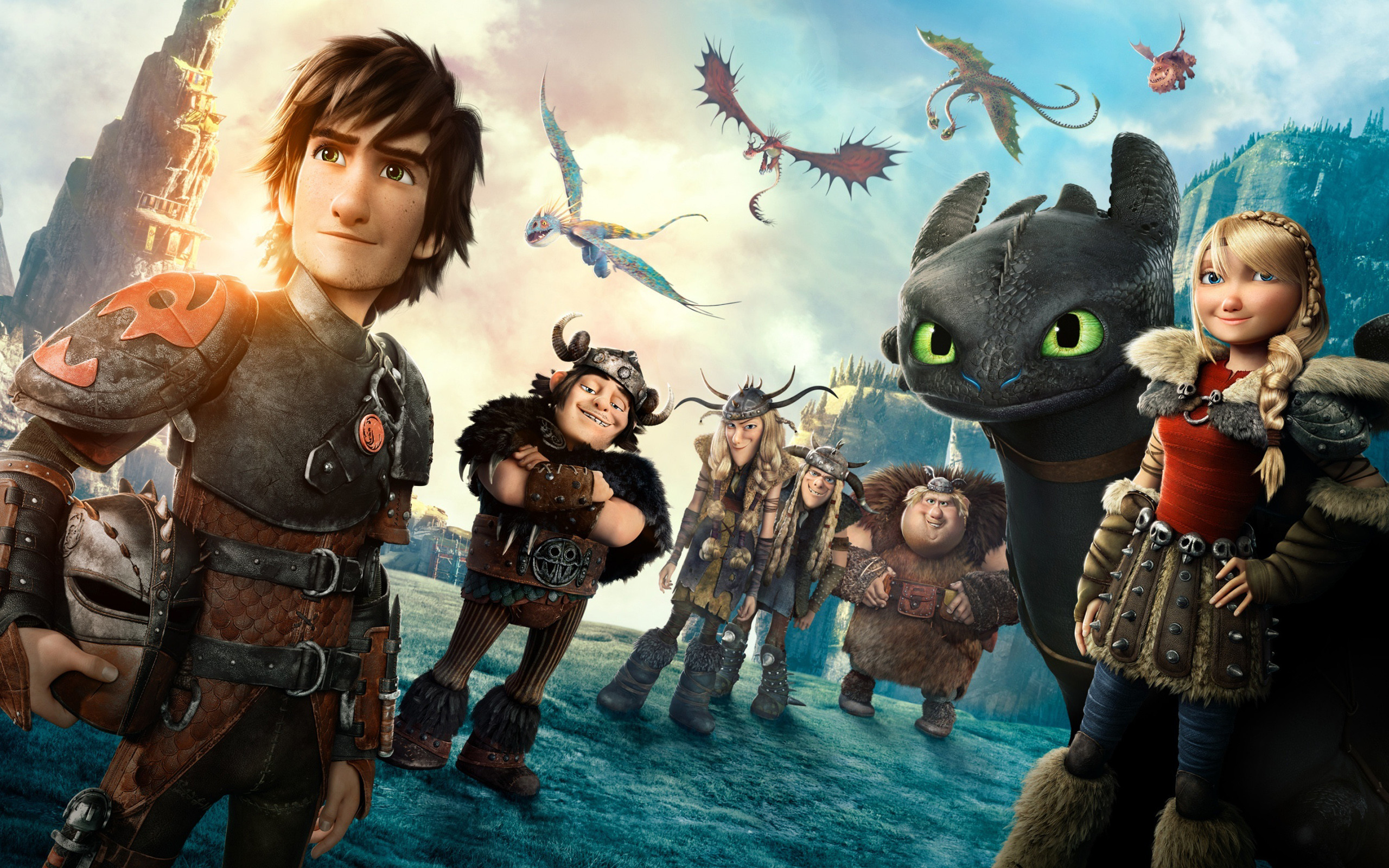 2560x1600 How To Train Your Dragon 2