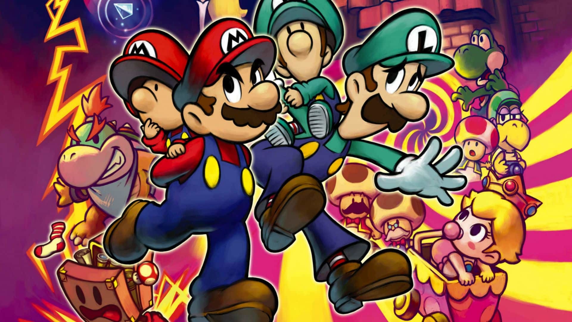 Mario And Luigi Wallpaper.