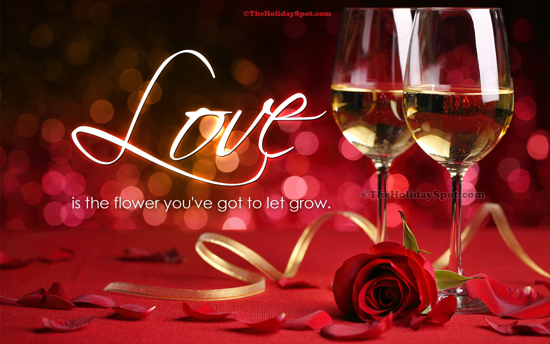 1920x1200 A colorful depiction of love in a valentine's day wallpaper