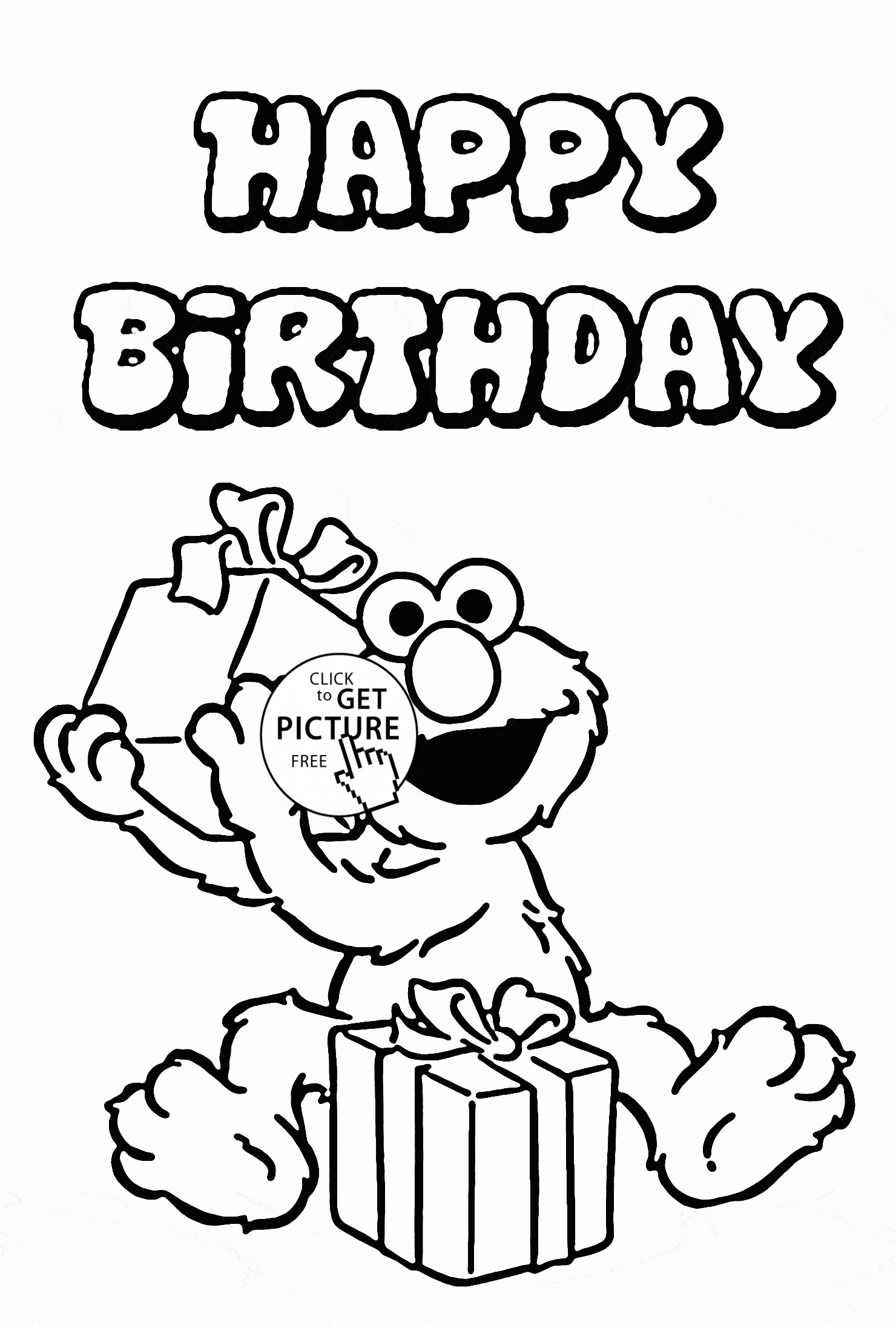 1480x2188 ... Free Printable Happy Birthday Coloring Pages For Kids | Birthday  Coloring Pages ...