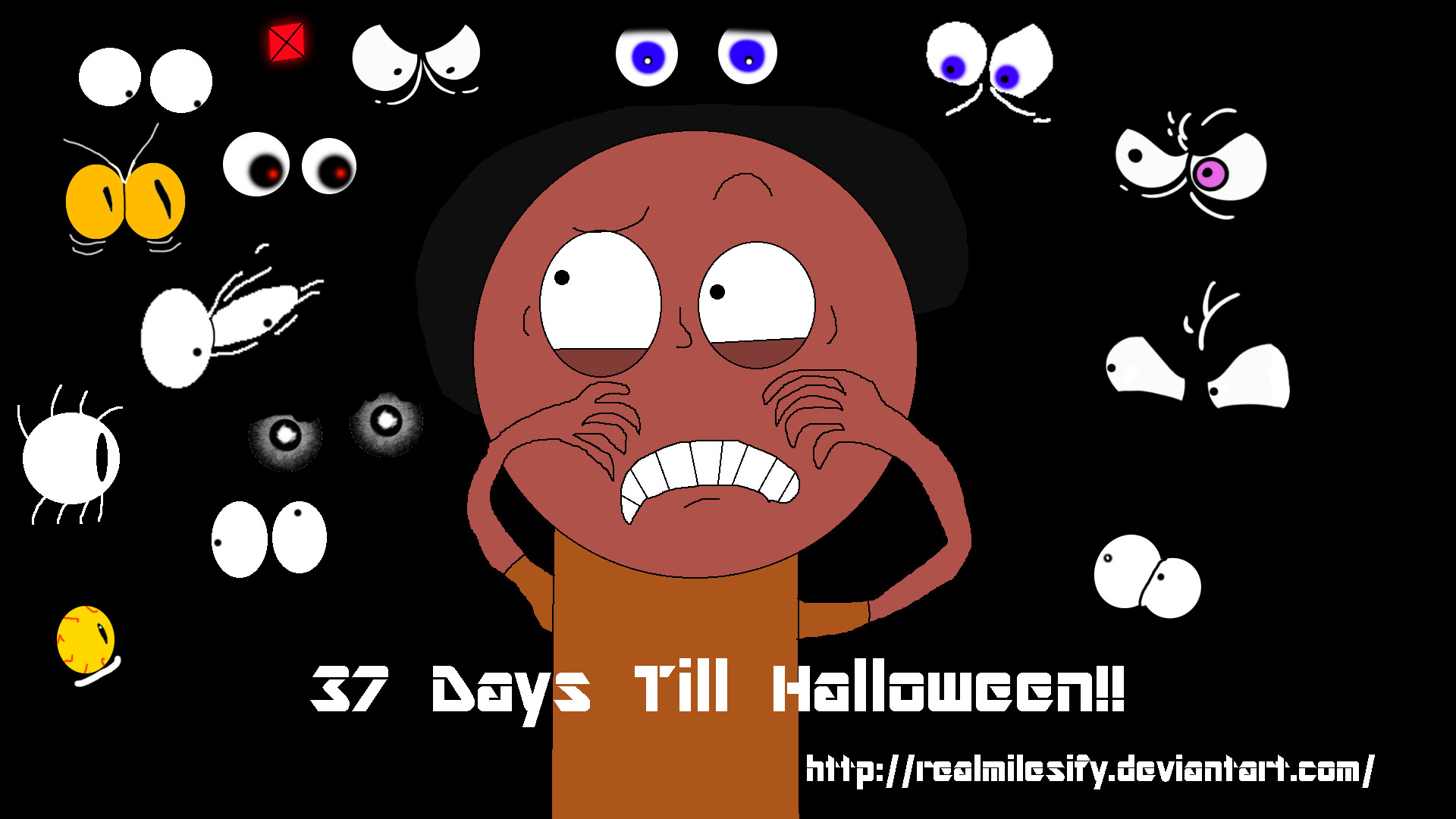 1920x1080 37 Days Till Halloween!! by RealMilesifyWorld64 on DeviantArt. 37 Days Till  Halloween!! By RealMilesifyWorld64 On DeviantArt