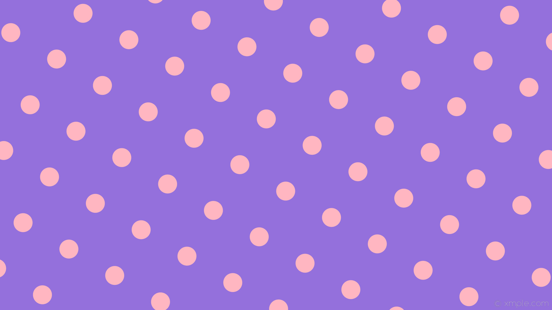 1920x1080 wallpaper spots pink purple polka dots medium purple light pink #9370db  #ffb6c1 60Â°