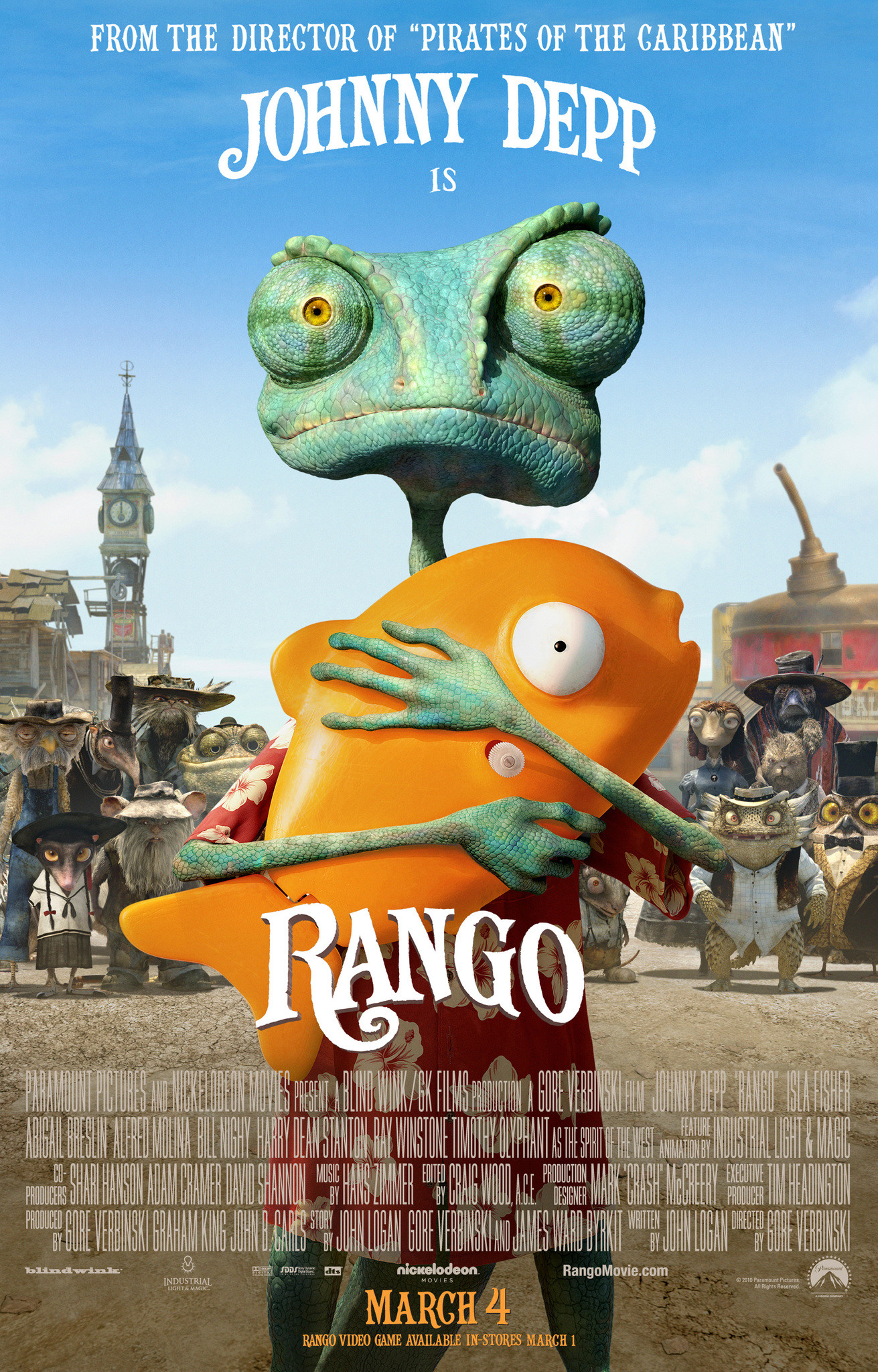 1311x2048 Rango Movie Poster wallpaper - Click picture for high resolution HD  wallpaper