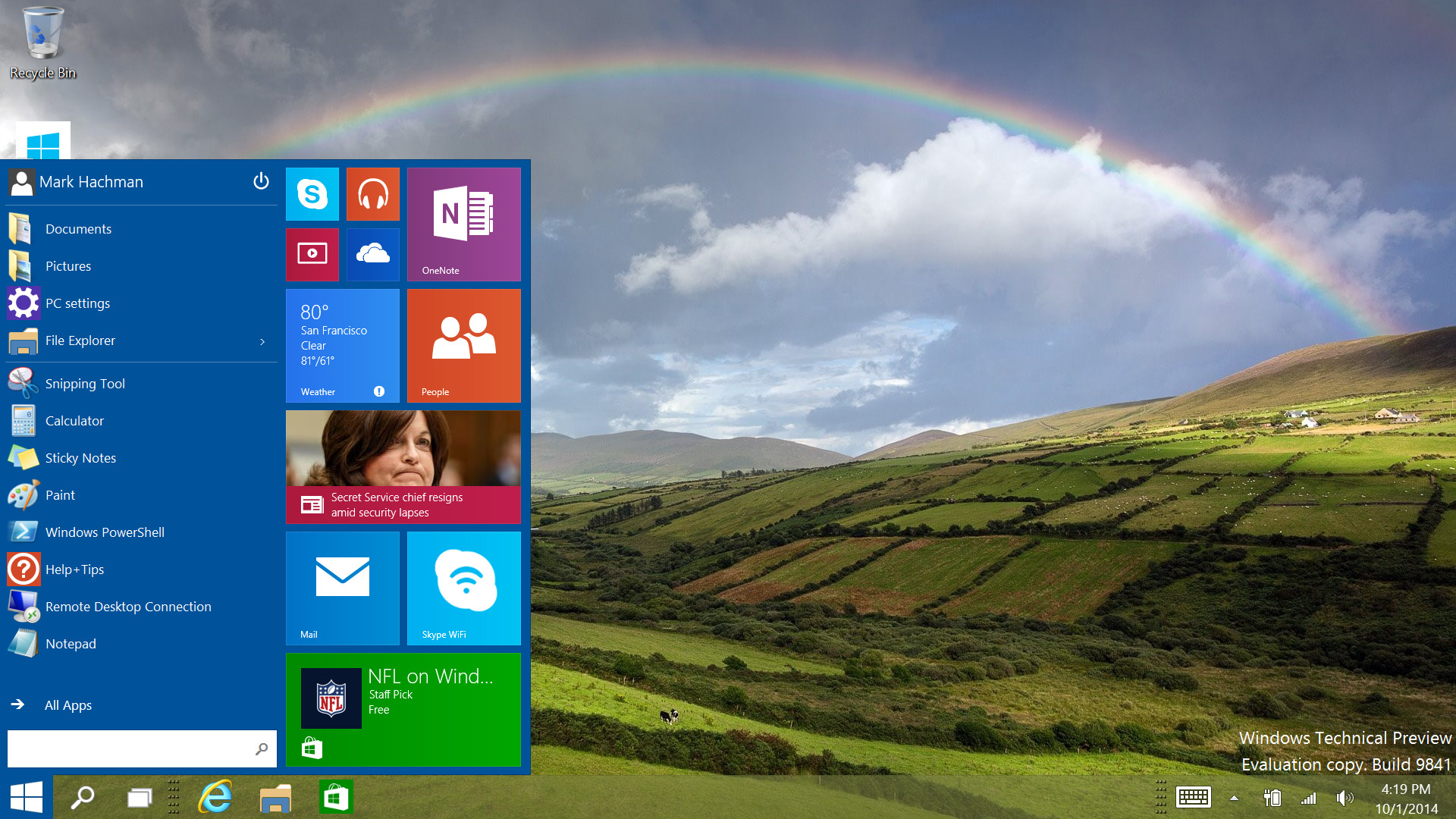 1920x1080 Windows 10 tips: Your first 30 minutes with the Technical Preview
