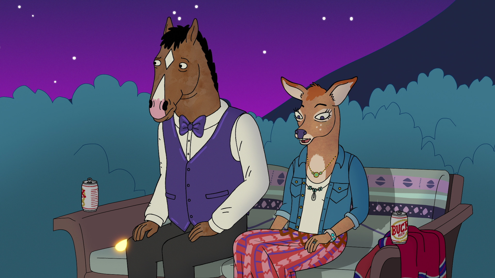 1920x1080 BoJack Horseman goes to visit an old friend.