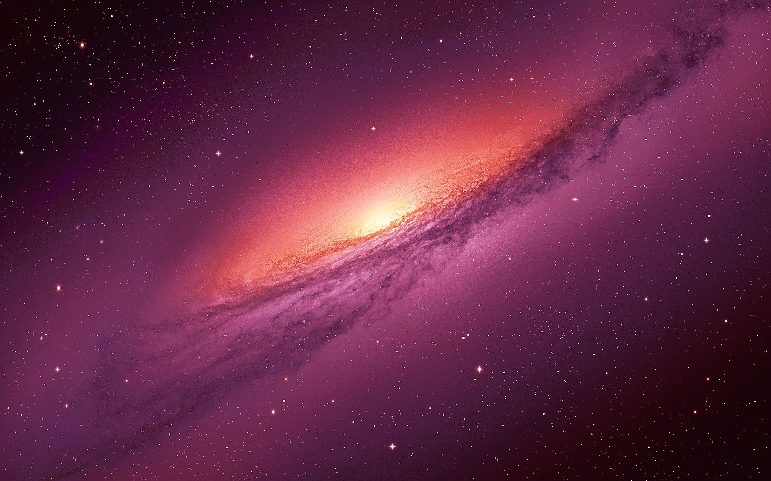 2560x1600 awesome Mac Os X Mountain Lion stars Galaxy sacpe background Image .
