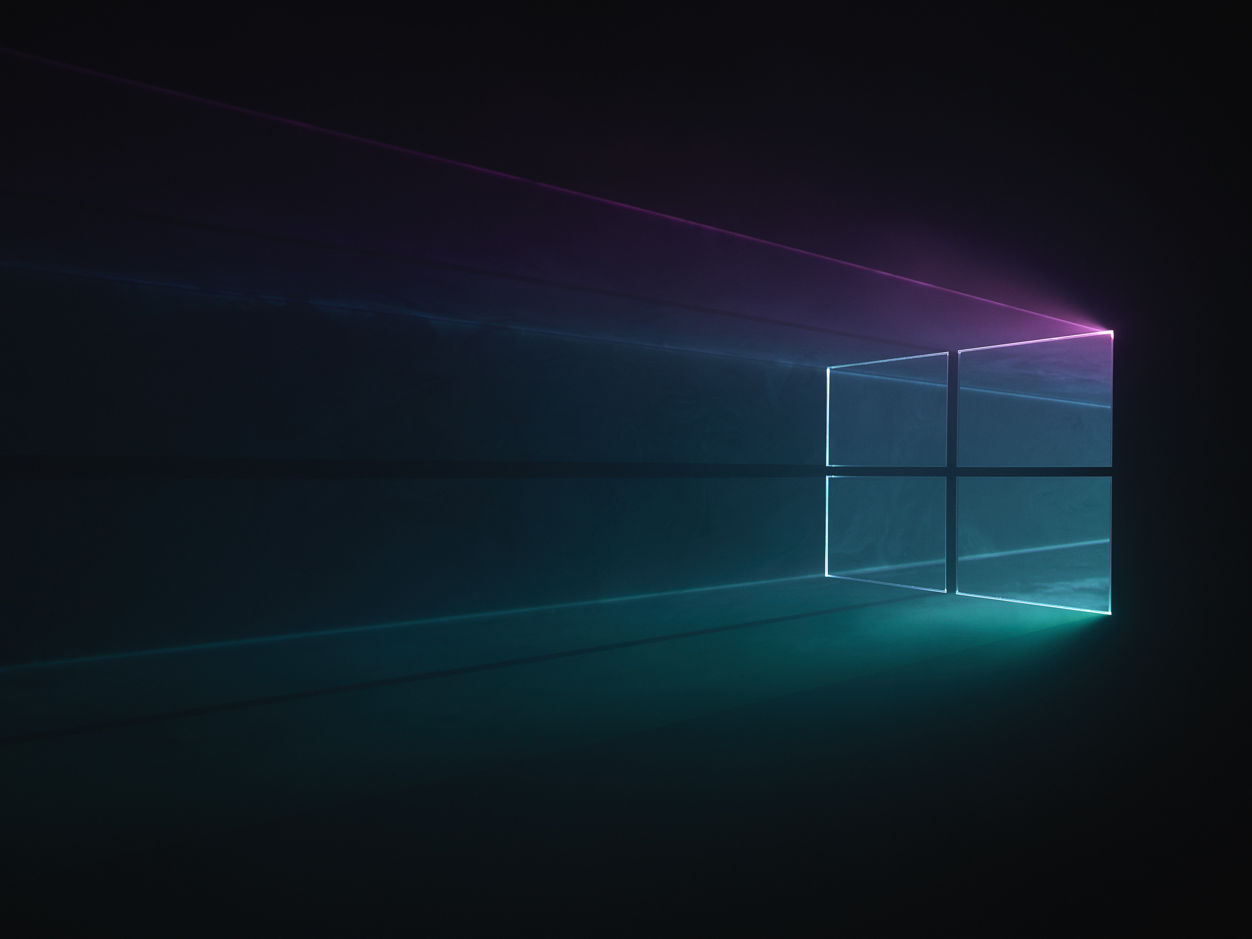 2560x1920 ... that brought a dark, moody definition and a distinctive, provocative  take. It gave the Windows logo a sense of mystery that's powerful in its  own way.