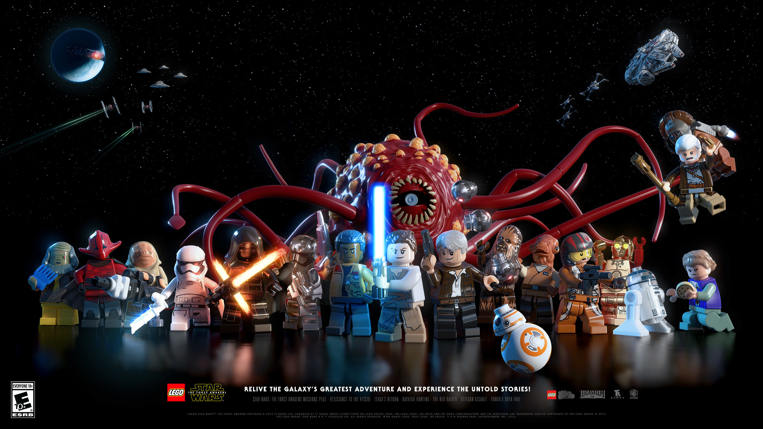 2560x1440 LEGO Star Wars: The Force Awakens Video Game. Landscape Â· Vertical
