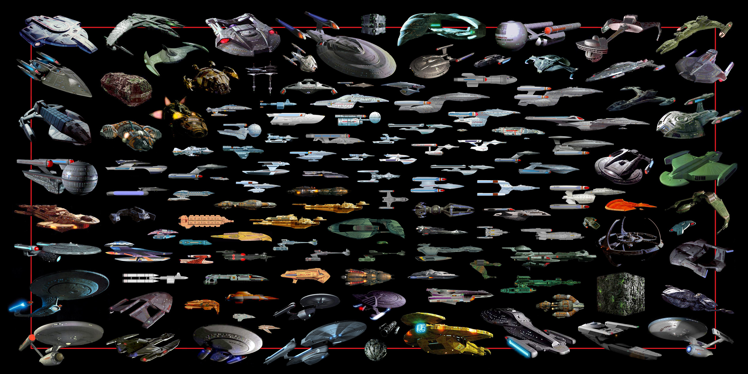 2592x1296 Star Trek Ships | Star Trek Ships and Stuff | Flickr - Photo Sharing!