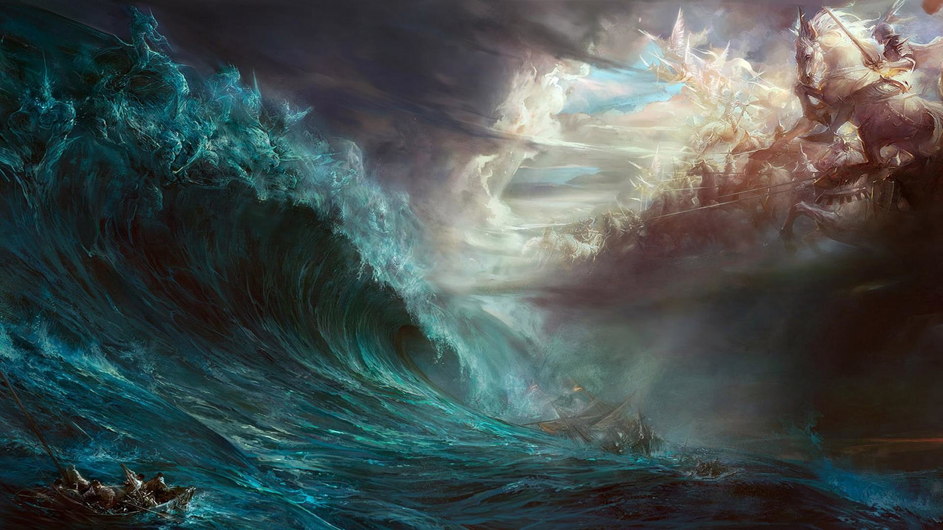 1920x1080 Explore Stormy Sea, Desktop Wallpapers, and more! Good vs Evil