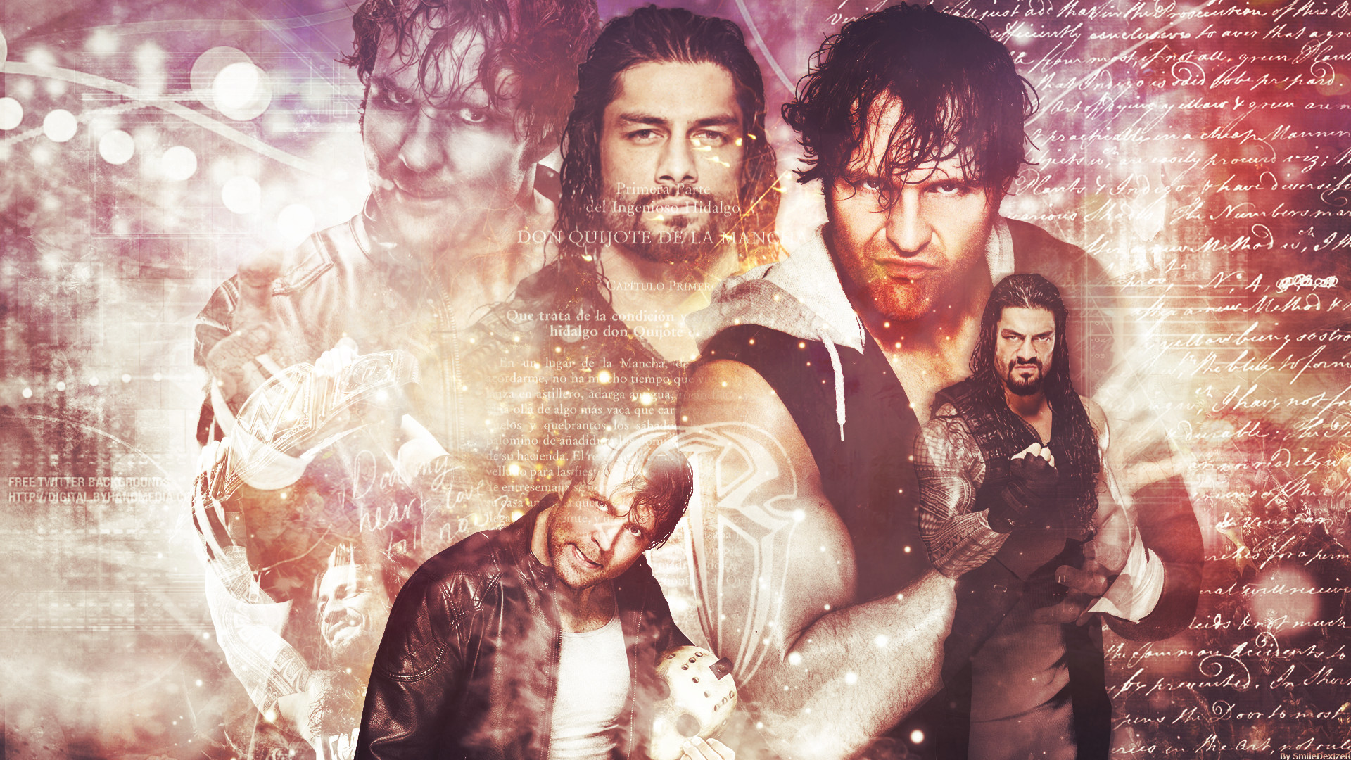 1920x1080 Roman Reigns and Dean Ambrose WWE Wallpaper by SmileDexizeR on .