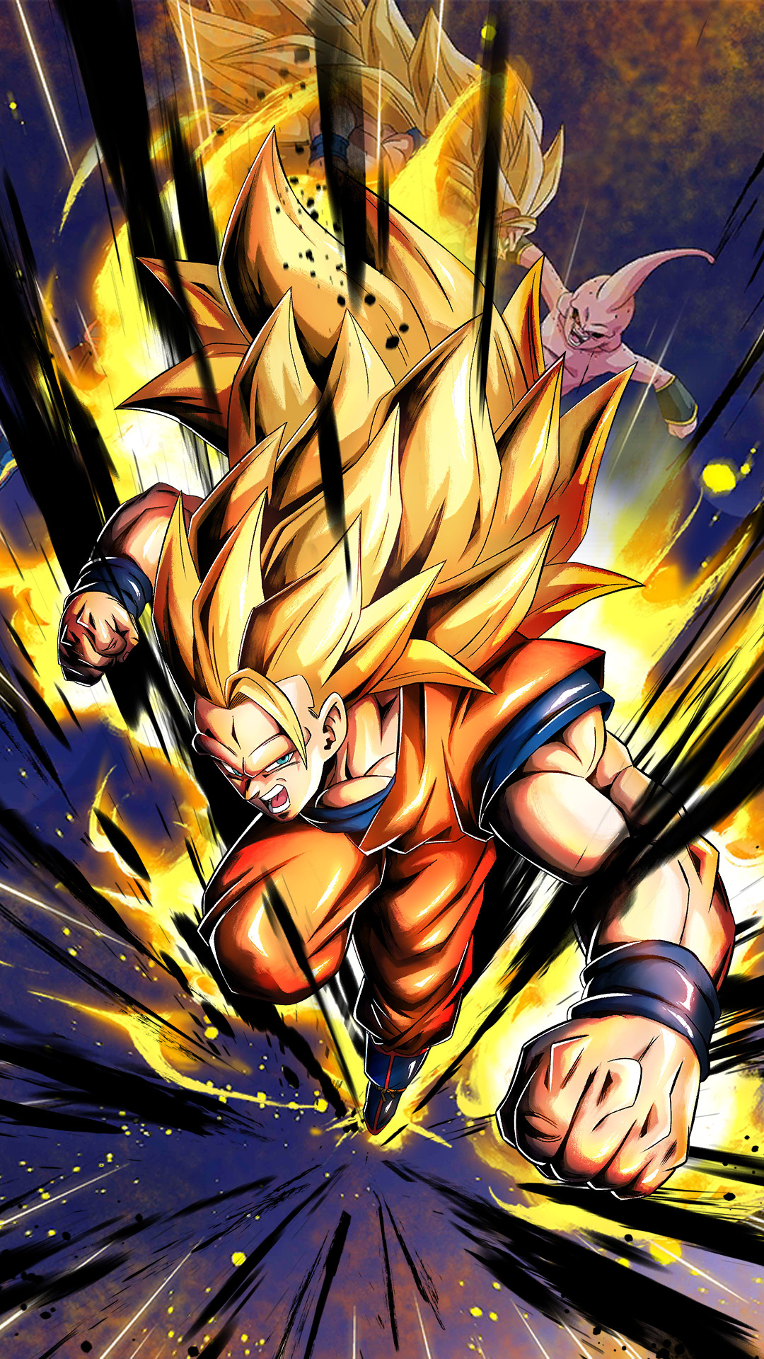 1080x1920 ArtSuper Saiyan 3 Goku HD Wallpaper ...