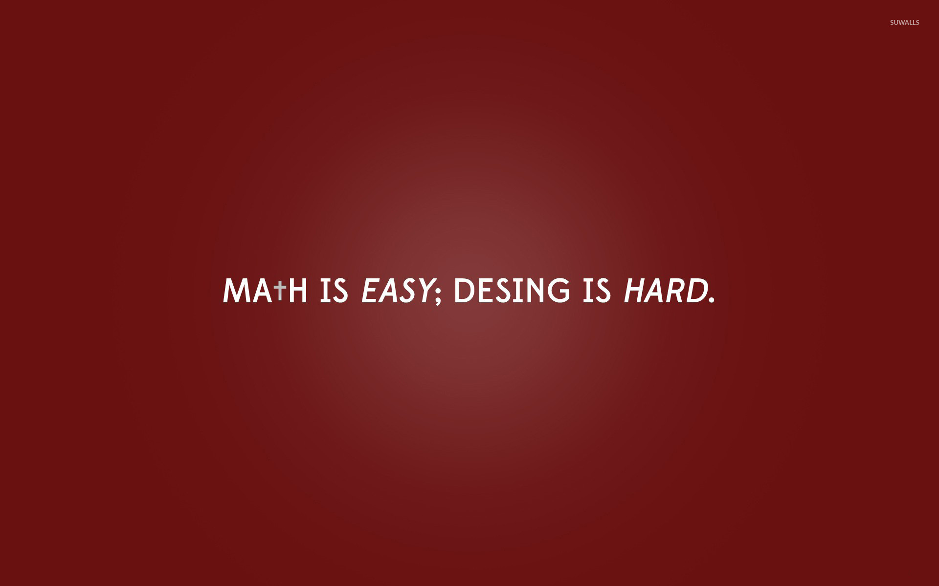 1920x1200 Math is easy, design is hard wallpaper - Typography wallpapers .