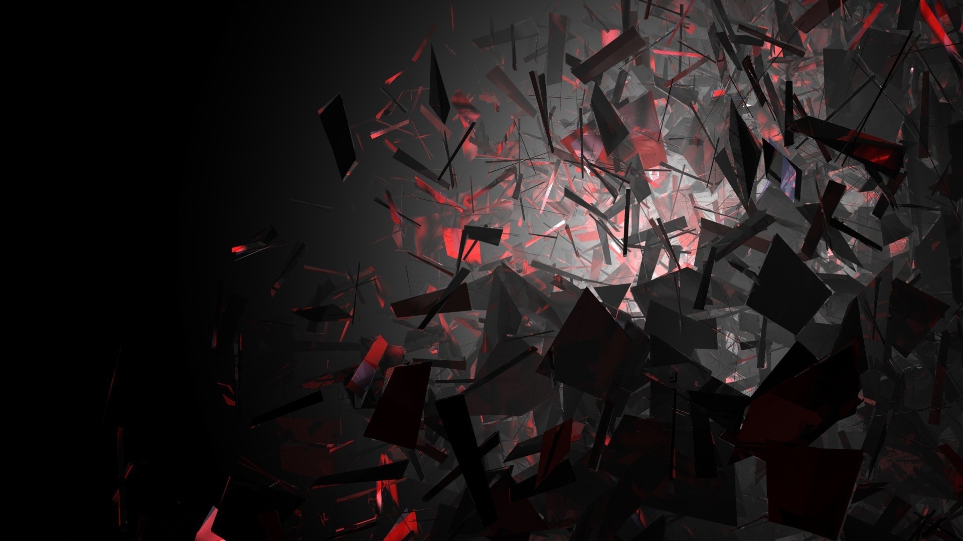 1920x1080 black and red shapes 3d wallpaper hq free wallpapers download 100