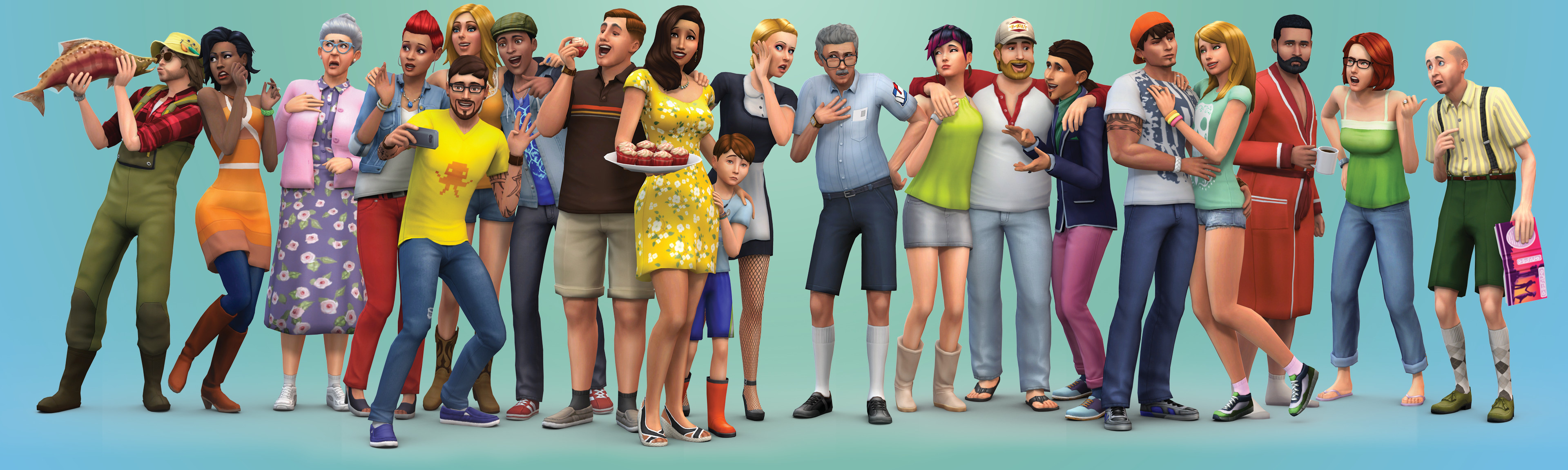 3839x1153 SimFans: New Sims 4 Render + Downloadable Wallpapers!