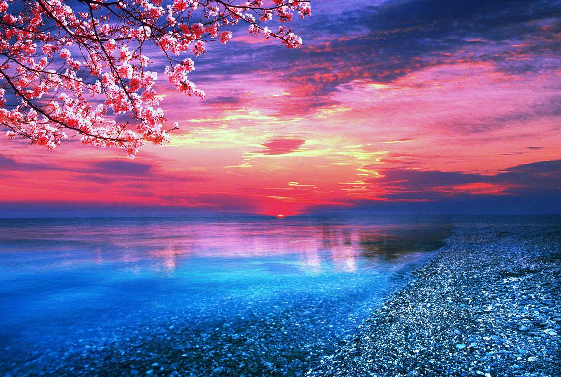 1920x1290 dark sunset hd | 2560x1440 Sunset Clouds & Dark Ocean desktop PC and Mac  wallpaper | Dark and Beautiful | Pinterest | Mac wallpaper, Ocean wallpaper  and ...