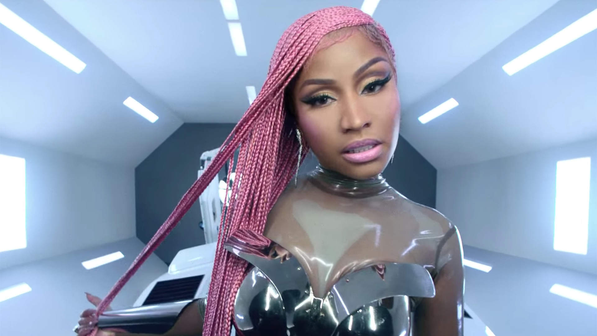 1920x1080 Nicki Minaj and Cardi B Are Futuristic Car Enthusiasts in a New Music Video  for "MotorSport" with Migos