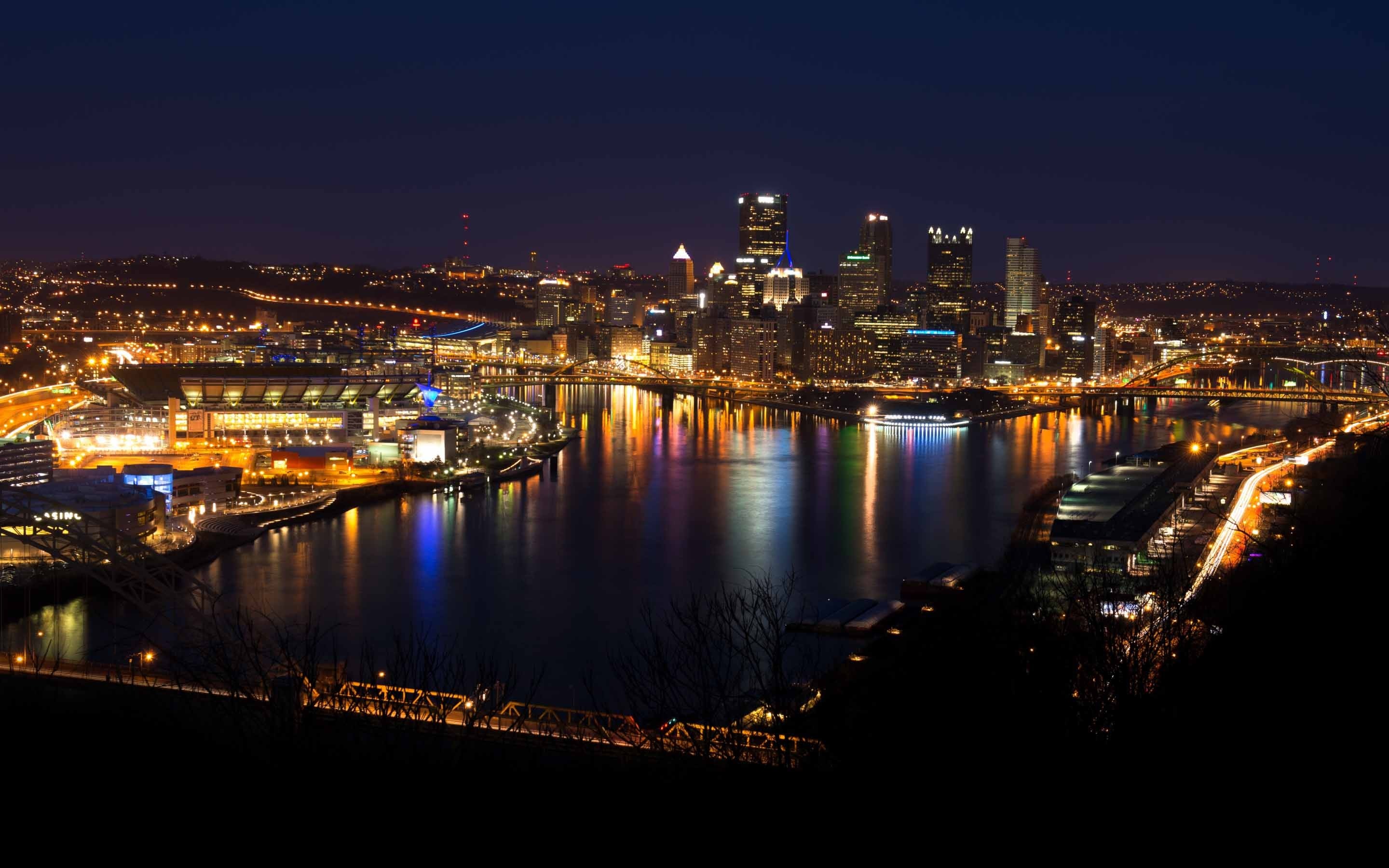 2880x1800 Pittsburgh Skyline Mac wallpaper