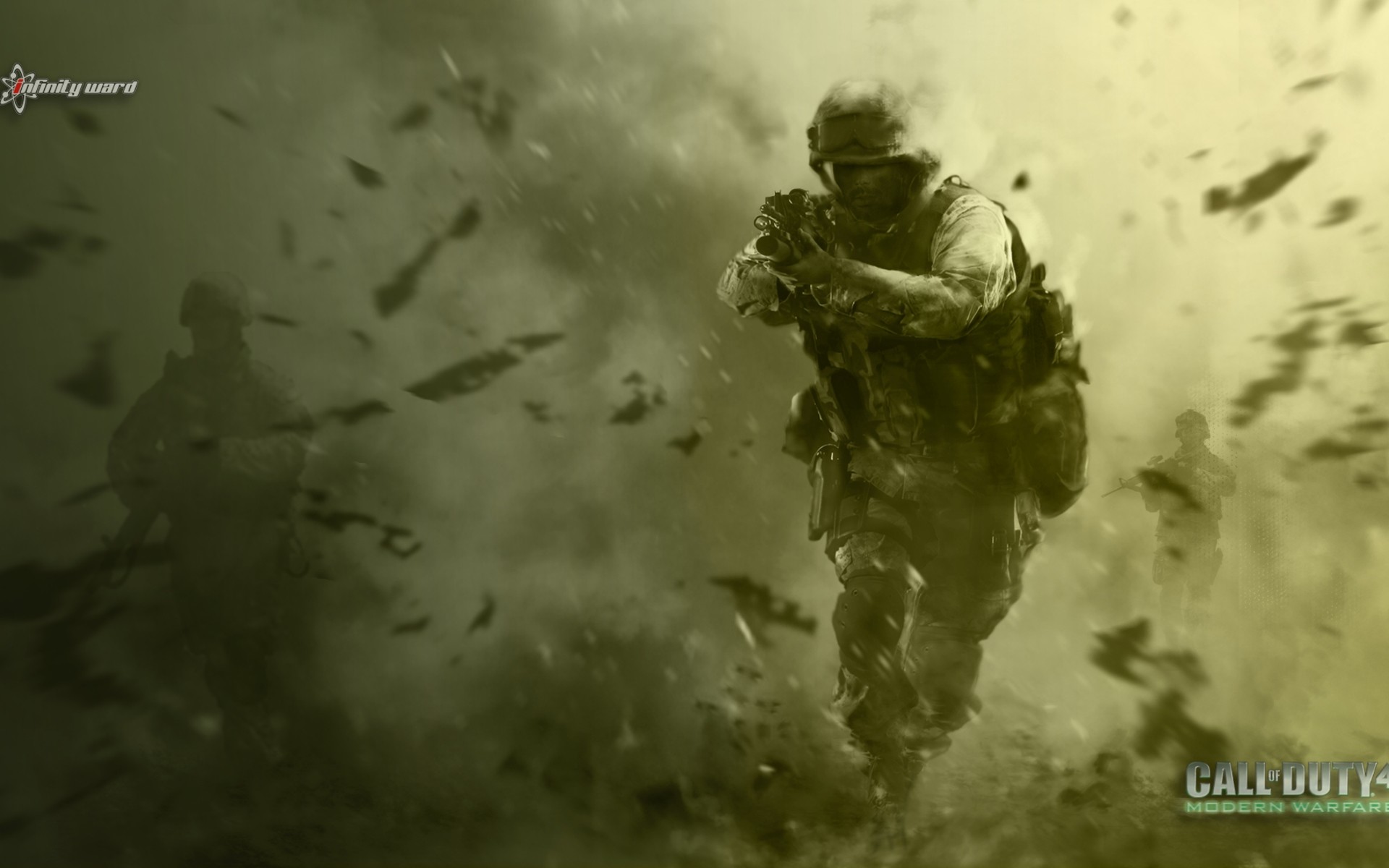 1920x1200 Call Of Duty Modern Warfare Battle. Call Of Duty Modern Warfare Battle  Desktop Background