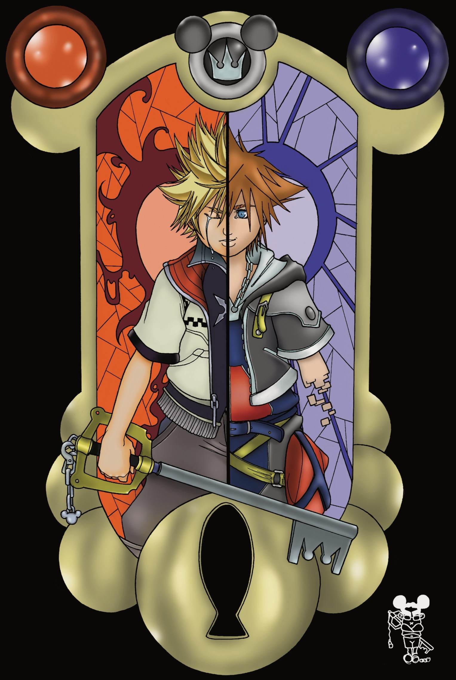 1527x2273 Kingdom Hearts 2 wallpapers for android