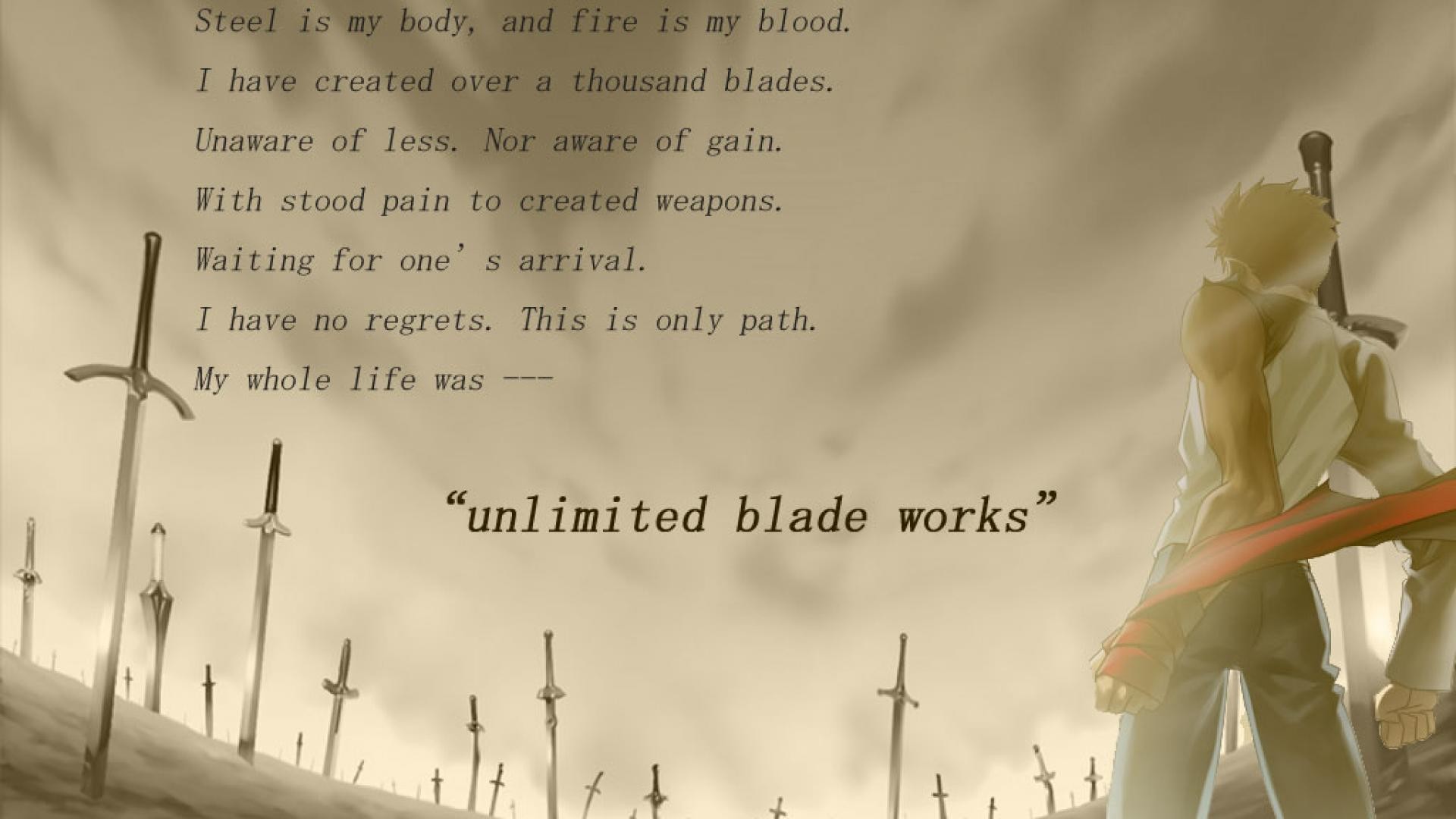 1920x1080 Fate Stay Night Unlimited Blade Works Wallpaper 16 Desktop Background. Fate  Stay Night Unlimited Blade Works Wallpaper 16 Desktop Background