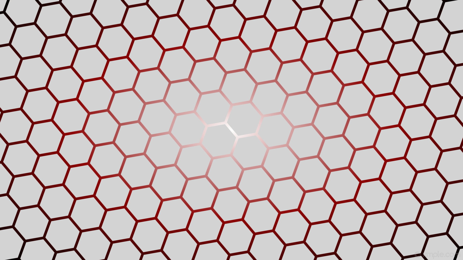 1920x1080 wallpaper red white hexagon black gradient glow grey light gray dark red  #d3d3d3 #ffffff