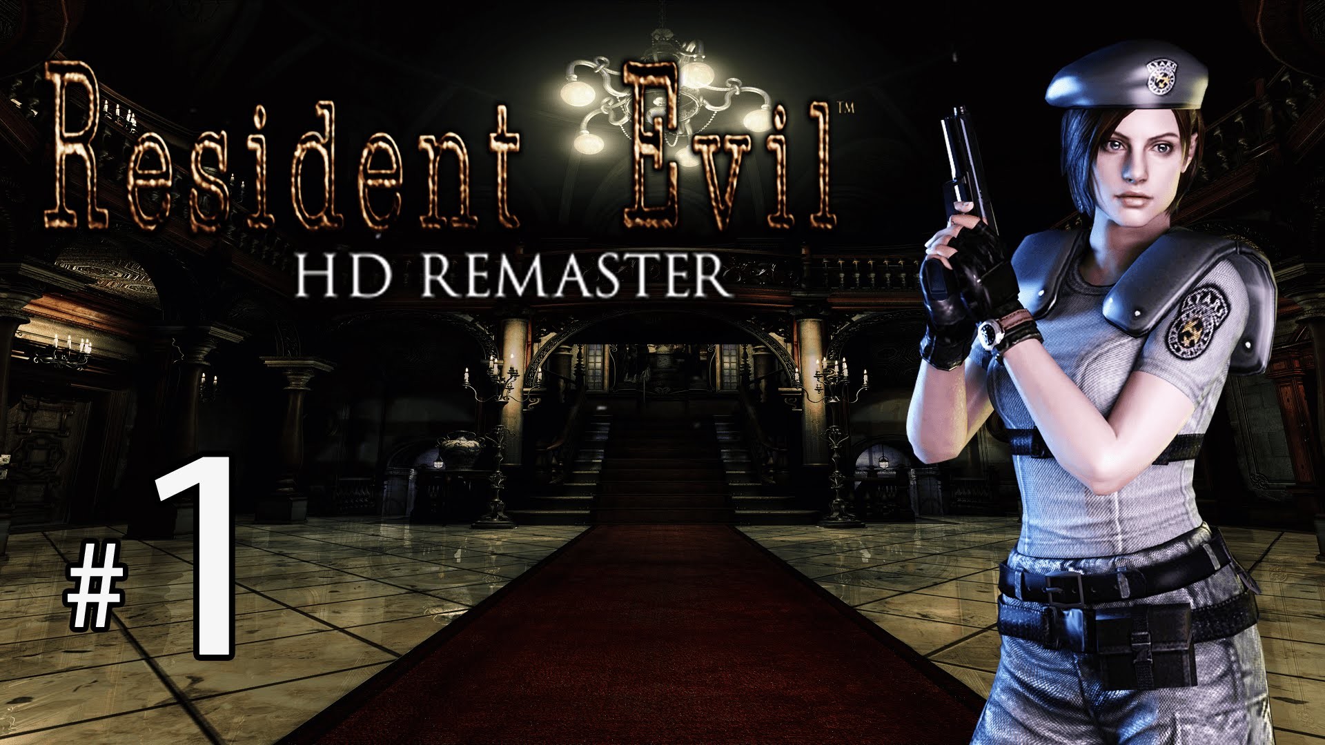 1920x1080 Resident Evil HD Remaster (PS4) Jill Valentine Walkthrough Part 1