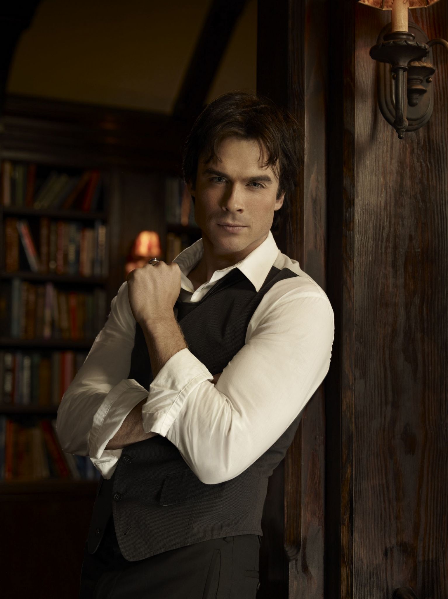 1534x2048 The Vampire Diaries. Thursday nights, on The CW. Pictured: Ian Somerhalder  as Damon Salvatore. (Photo Credit: Art Streiber / The CW Â© 2010 The CW  Network, ...