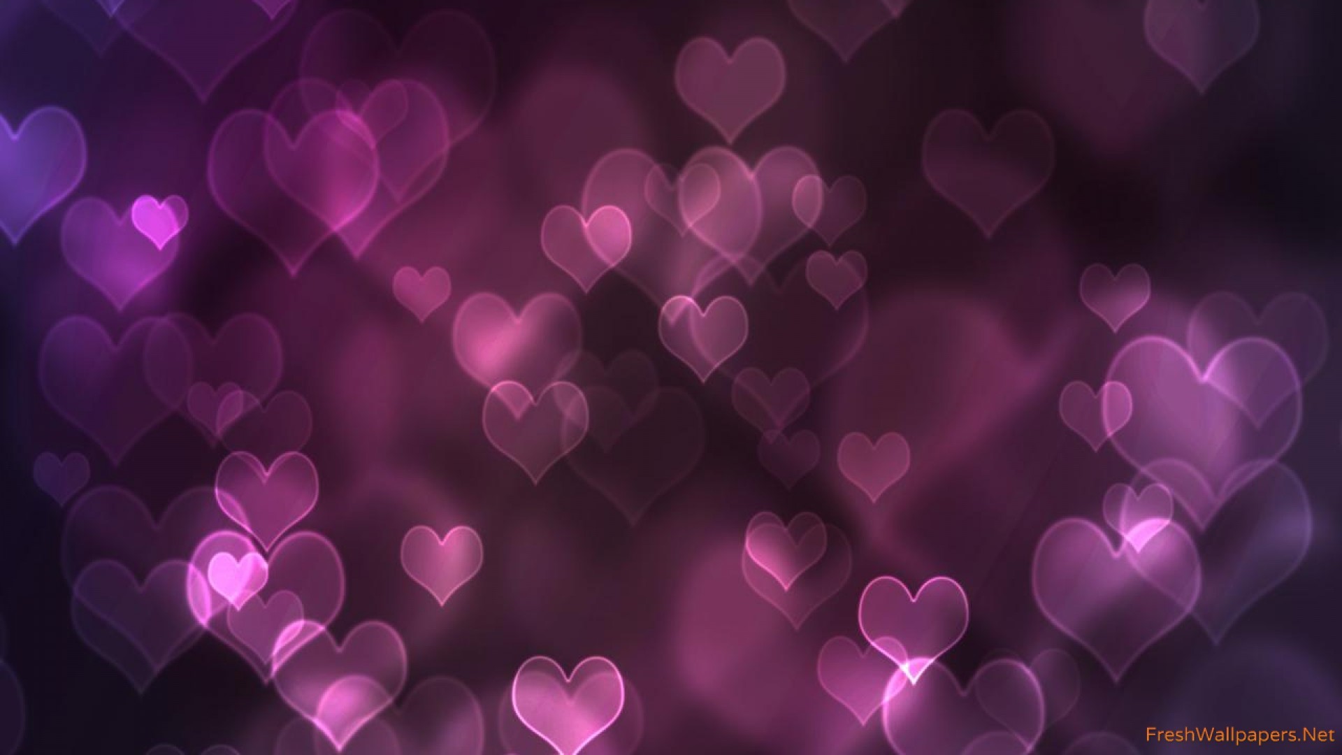 Abstract love  purple heart