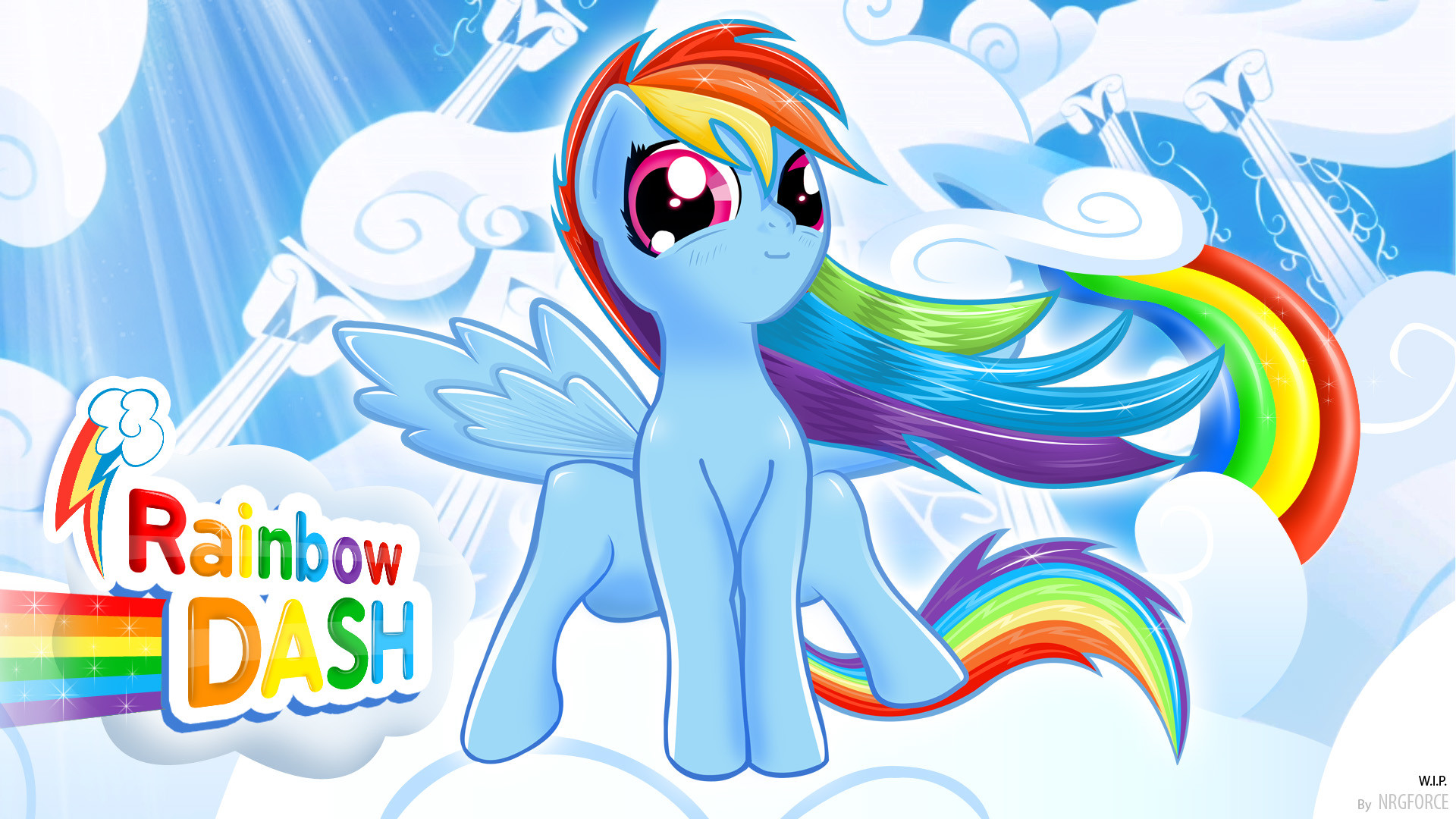1920x1080 images about Rainbow Dash on Pinterest 900Ã506 Rainbow Dash Backgrounds (20  Wallpapers) Â· My Little Pony ...