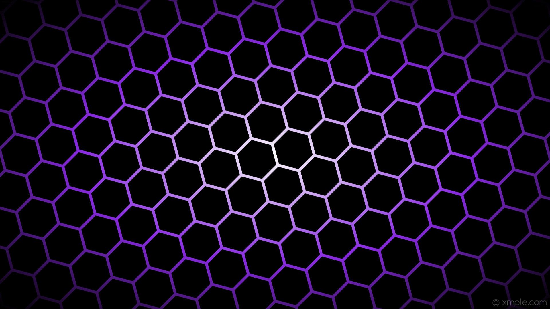 1920x1080 wallpaper black glow hexagon white purple gradient blue violet #000000  #ffffff #8a2be2 diagonal