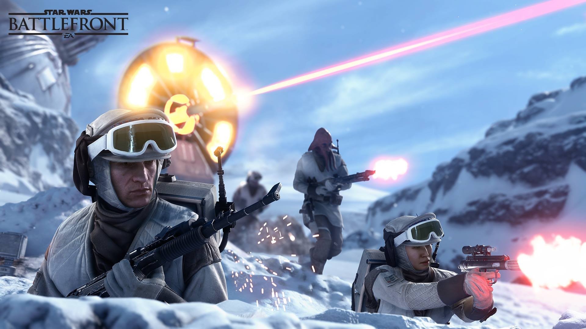 1920x1080 Star Wars: Battlefront, Star Wars, Rebel Alliance, Hoth, Battle Of Hoth,  A280 Blaster Rifle, DH 17 Blaster Pistol Wallpapers HD / Desktop and Mobile  ...