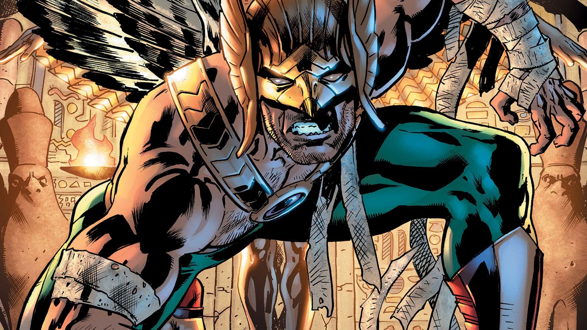 1920x1080 HAWKMAN #2 cover by Bryan Hitch