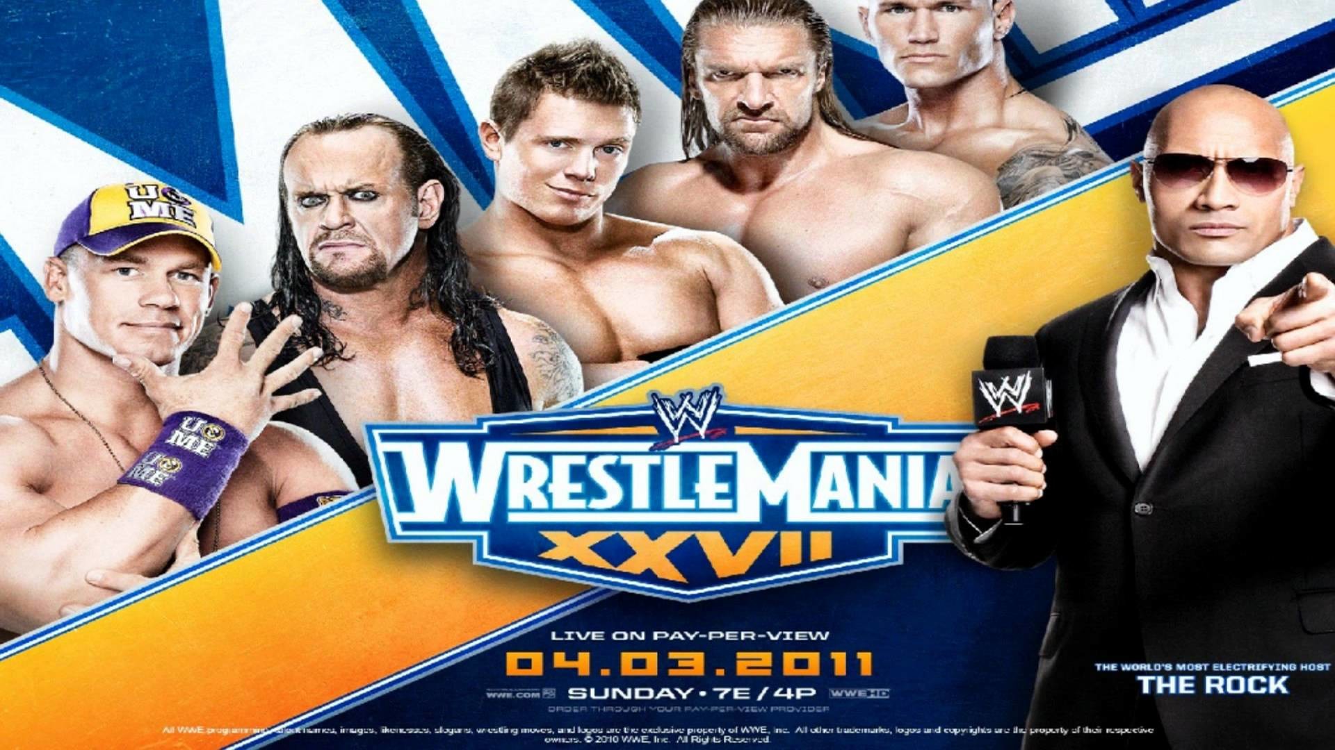 1920x1080 Images For > Wrestlemania 27 Poster