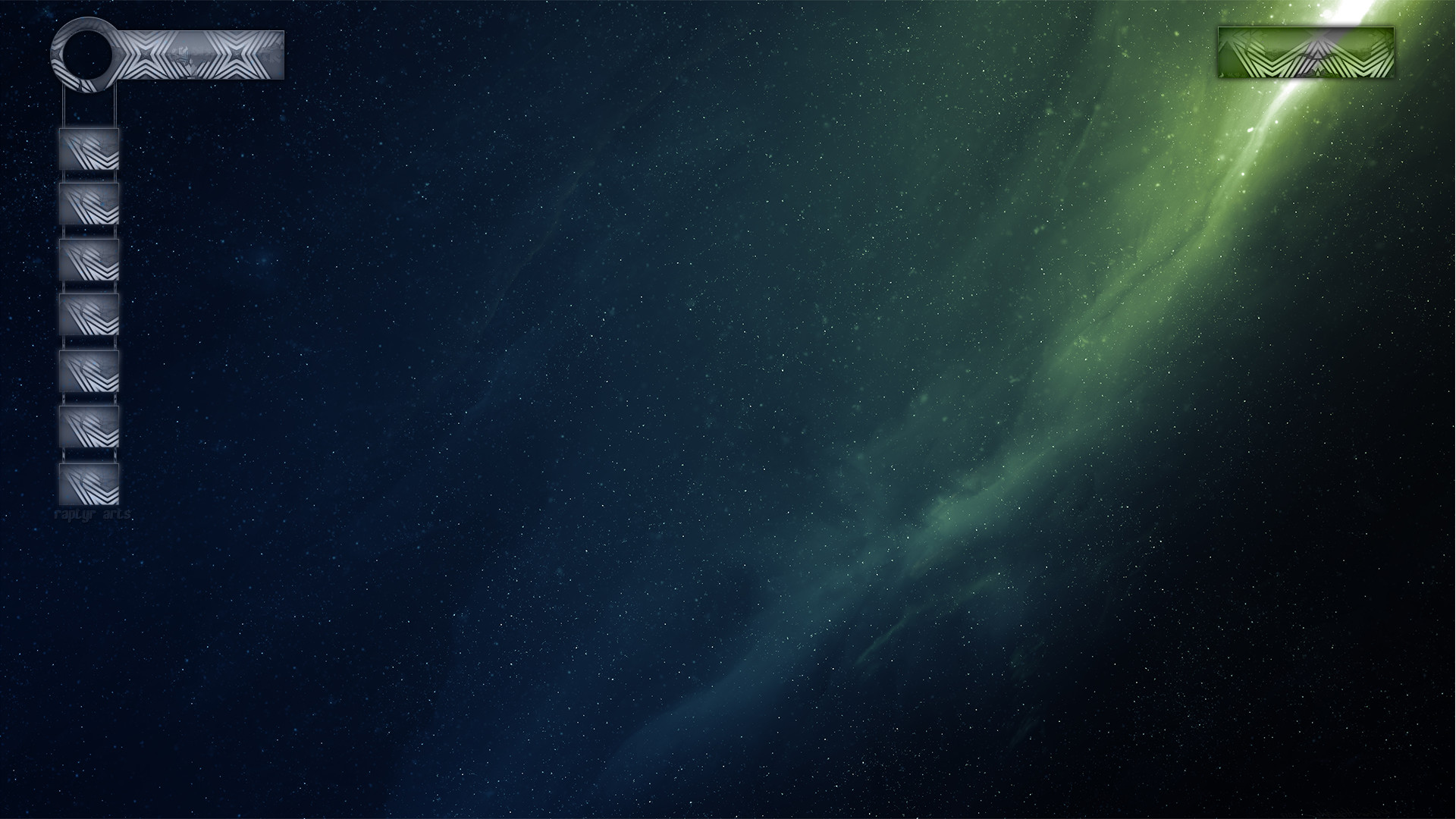 1920x1080 ... Blue/Green Space Xbox One Background. by RaptyrArts