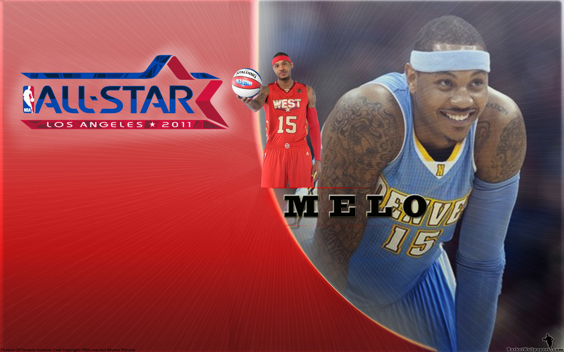 1920x1200 Carmelo Anthony All-Star 2011 Widescreen Wallpaper