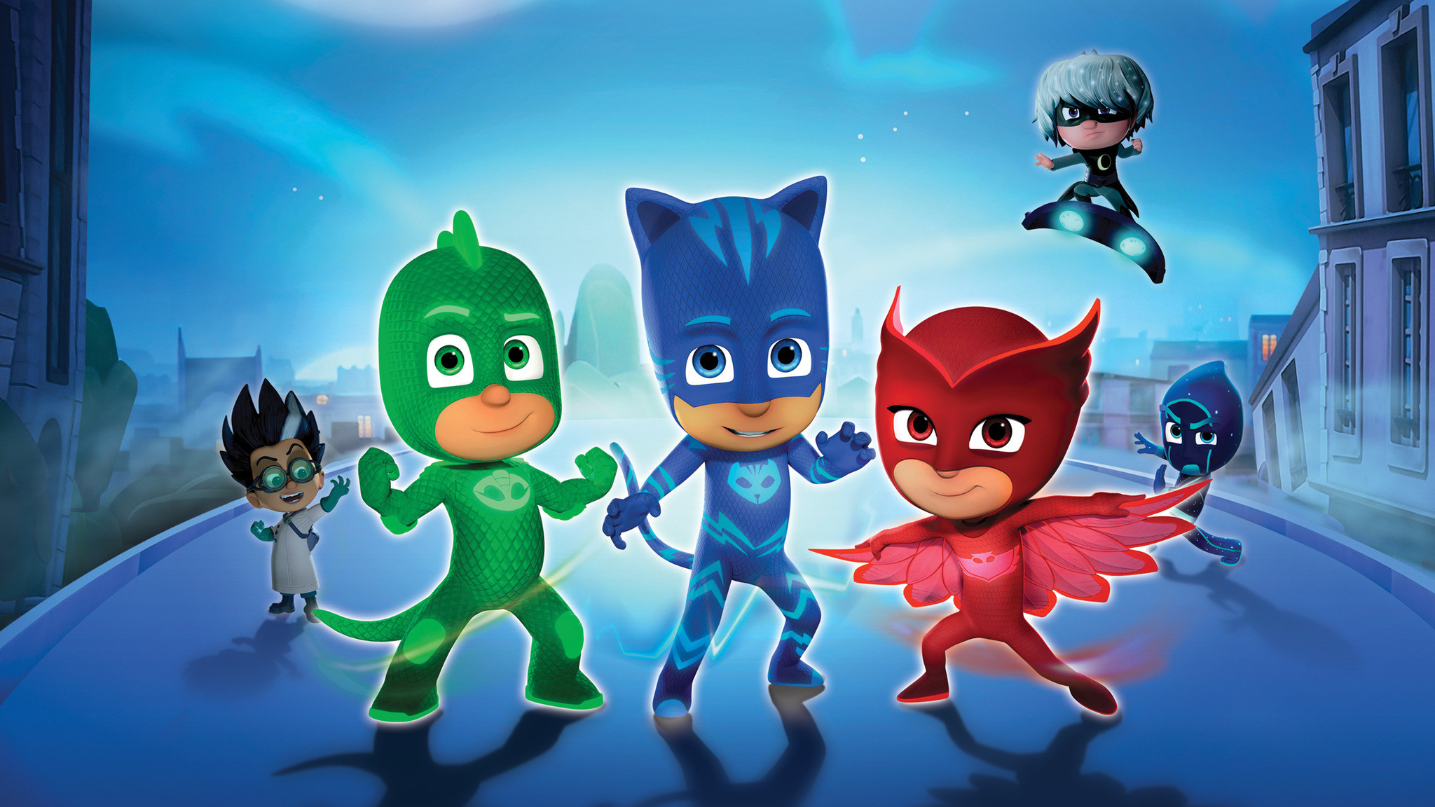 2048x1152 PJ Masks LIVE! Time To Be A Hero