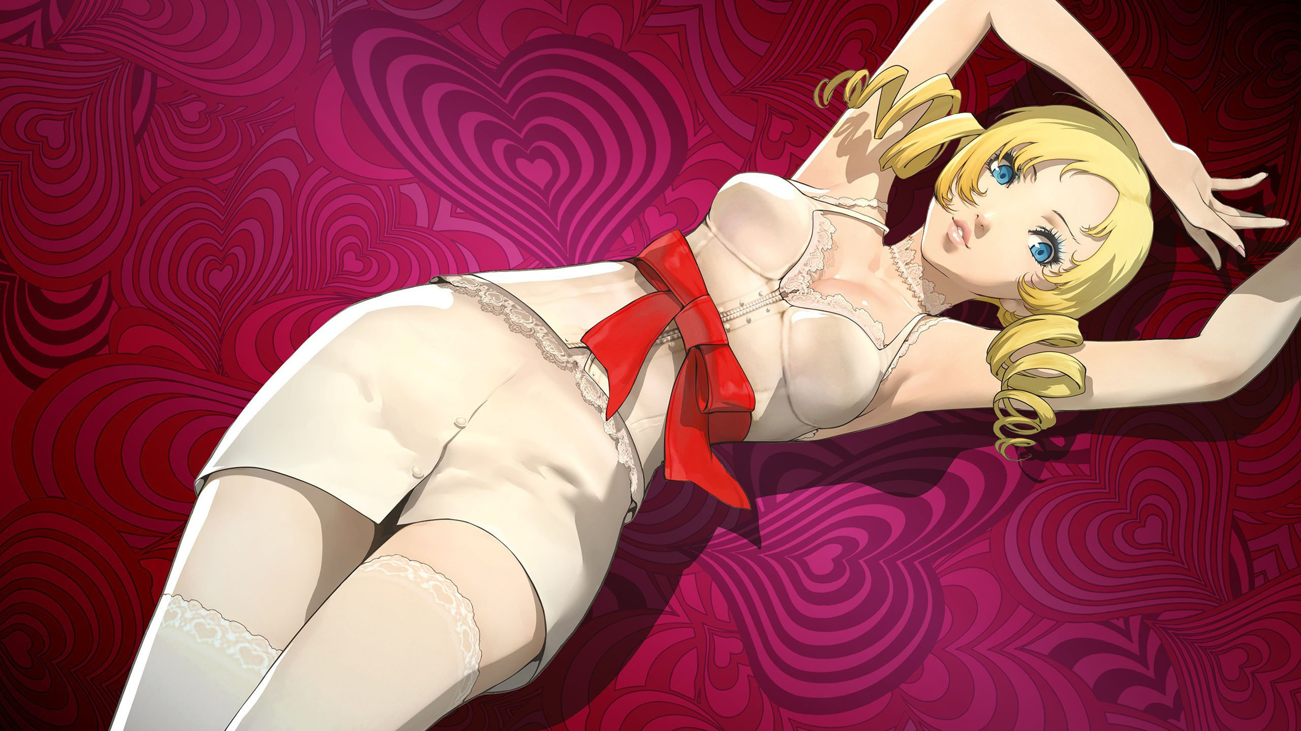 2560x1440 Catherine Video Game Character Official Art Wallpaper