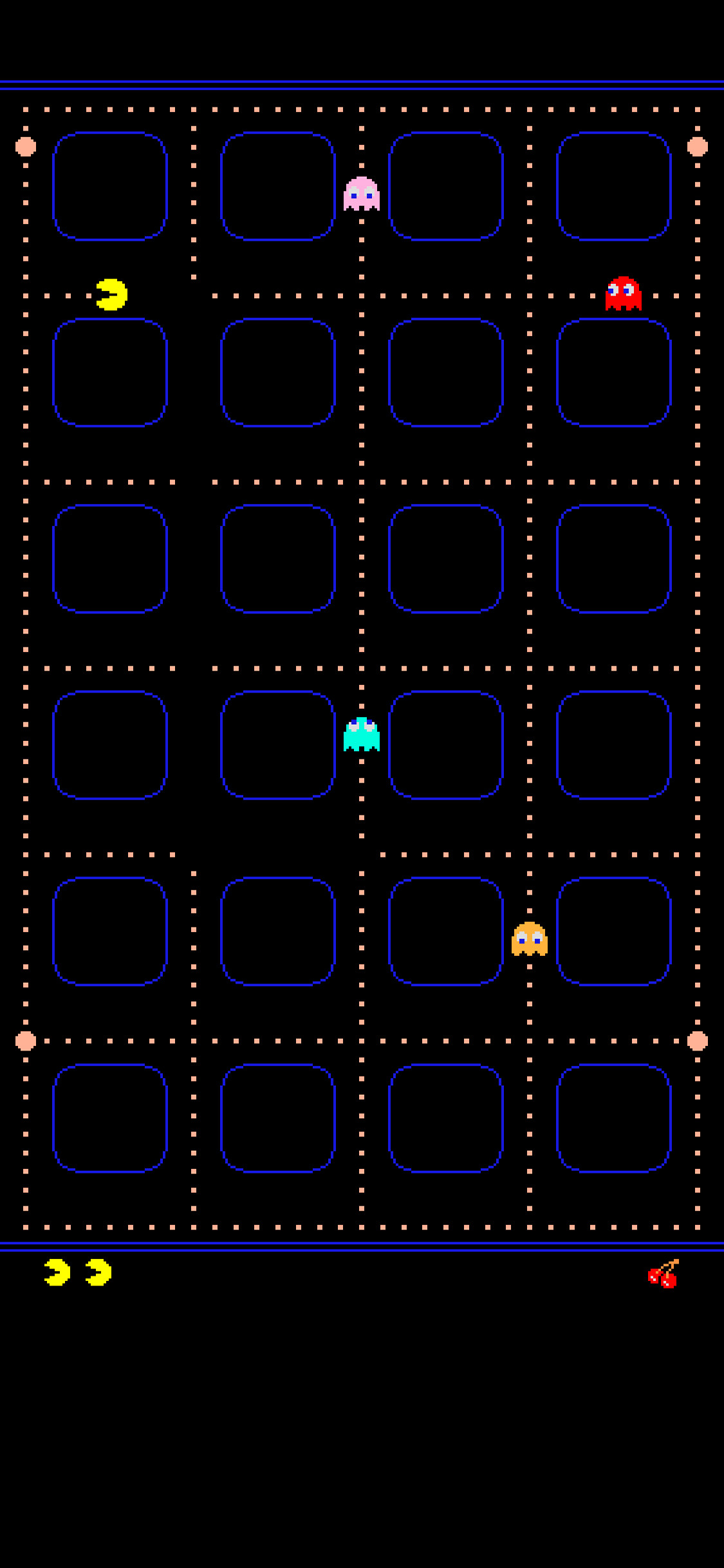 1125x2436 Pac-Man iPhone Wallpaper