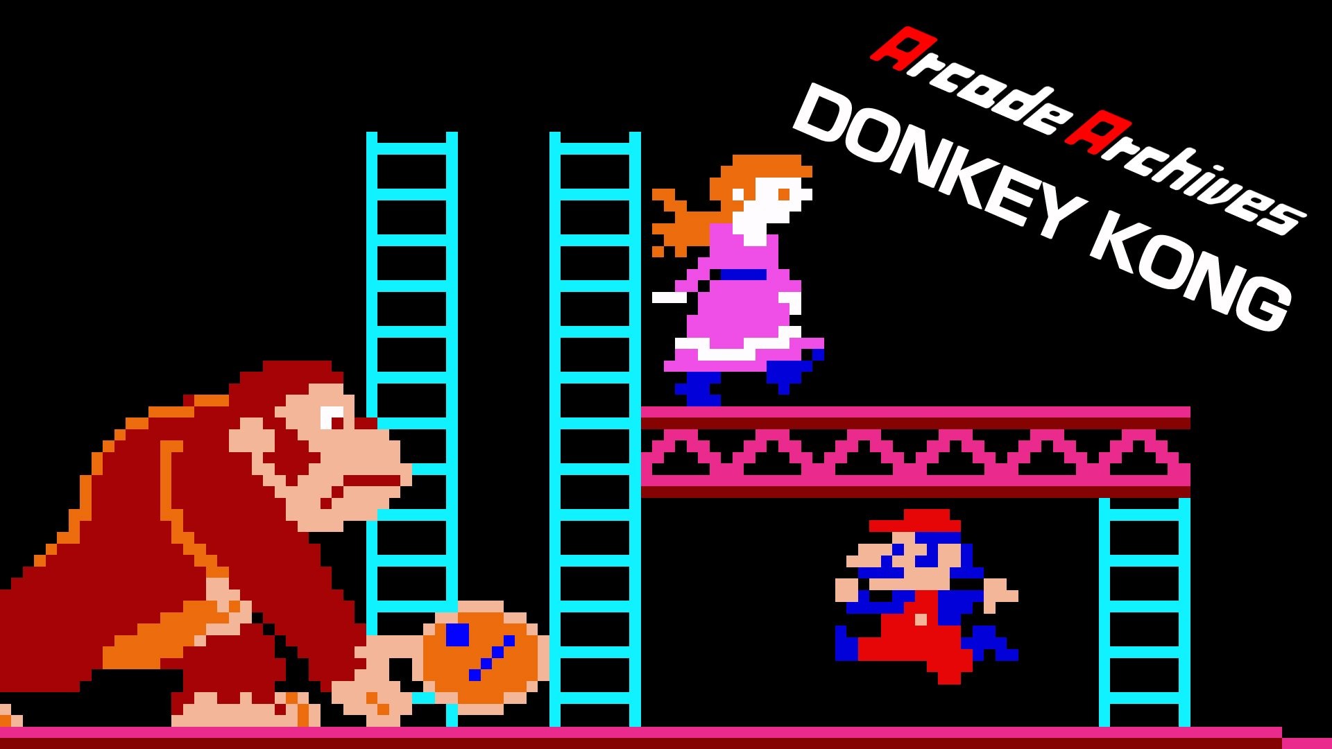 1920x1080 Donkey Kong Classic Arcade