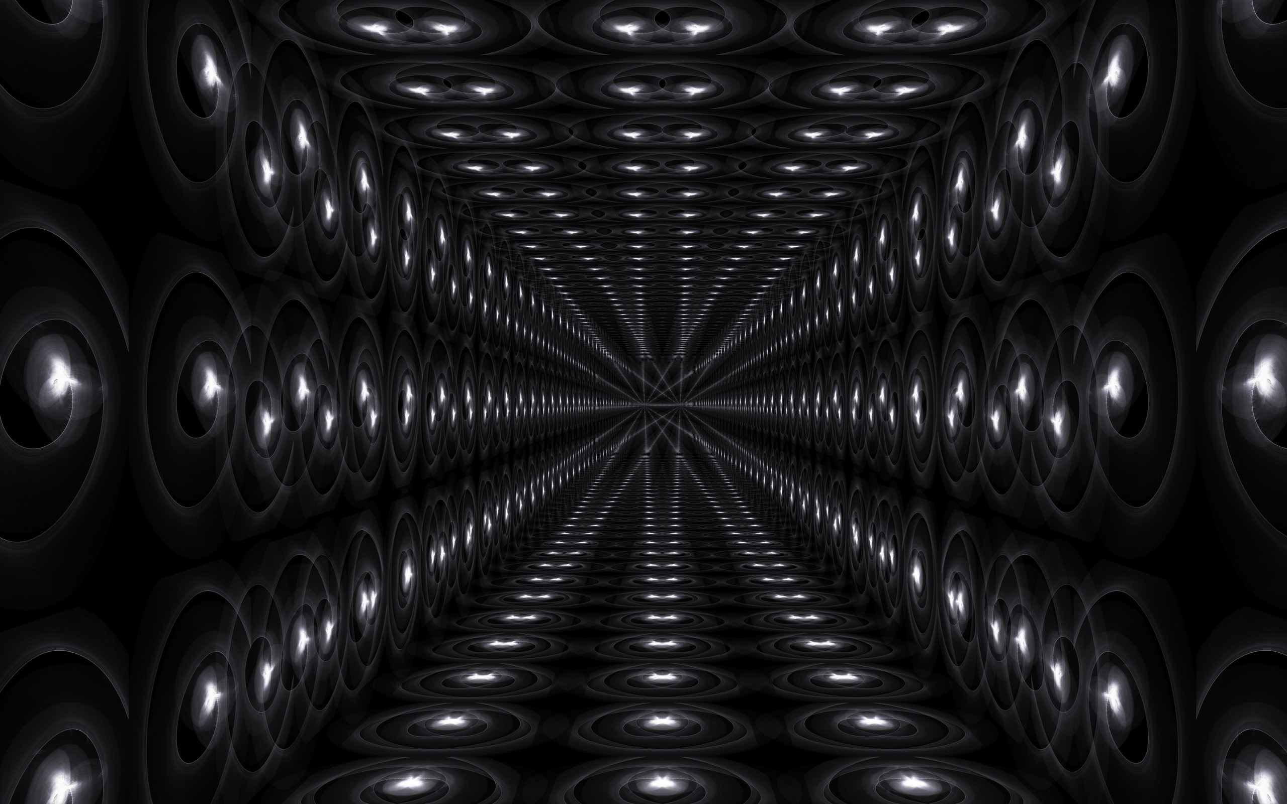2560x1600  Wallpaper perspective, space, light, shapes