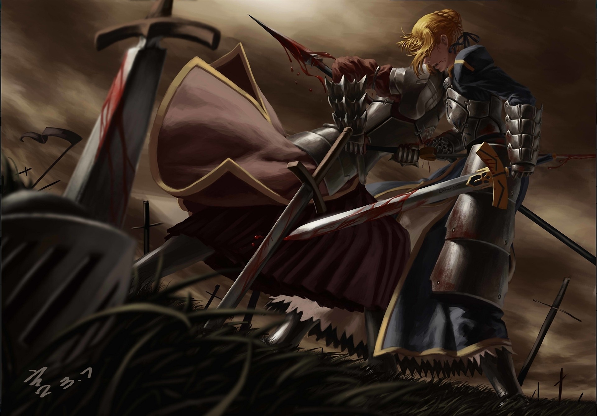 1920x1339 Anime - Fate/Zero Fate/Stay Night Saber (Fate Series) Weapon Sword