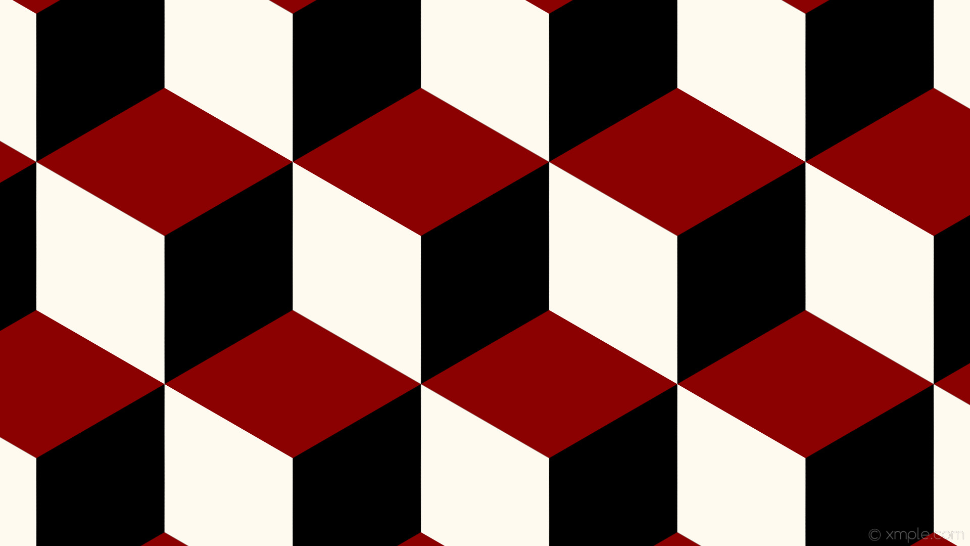 1920x1080 wallpaper red 3d cubes white black dark red floral white #000000 #8b0000  #fffaf0